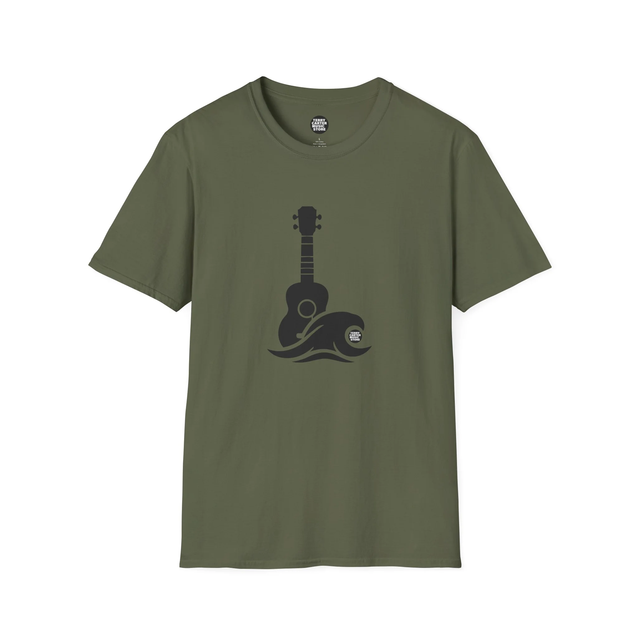 Ukulele Musician T‑Shirt - Black Logo - Image 4