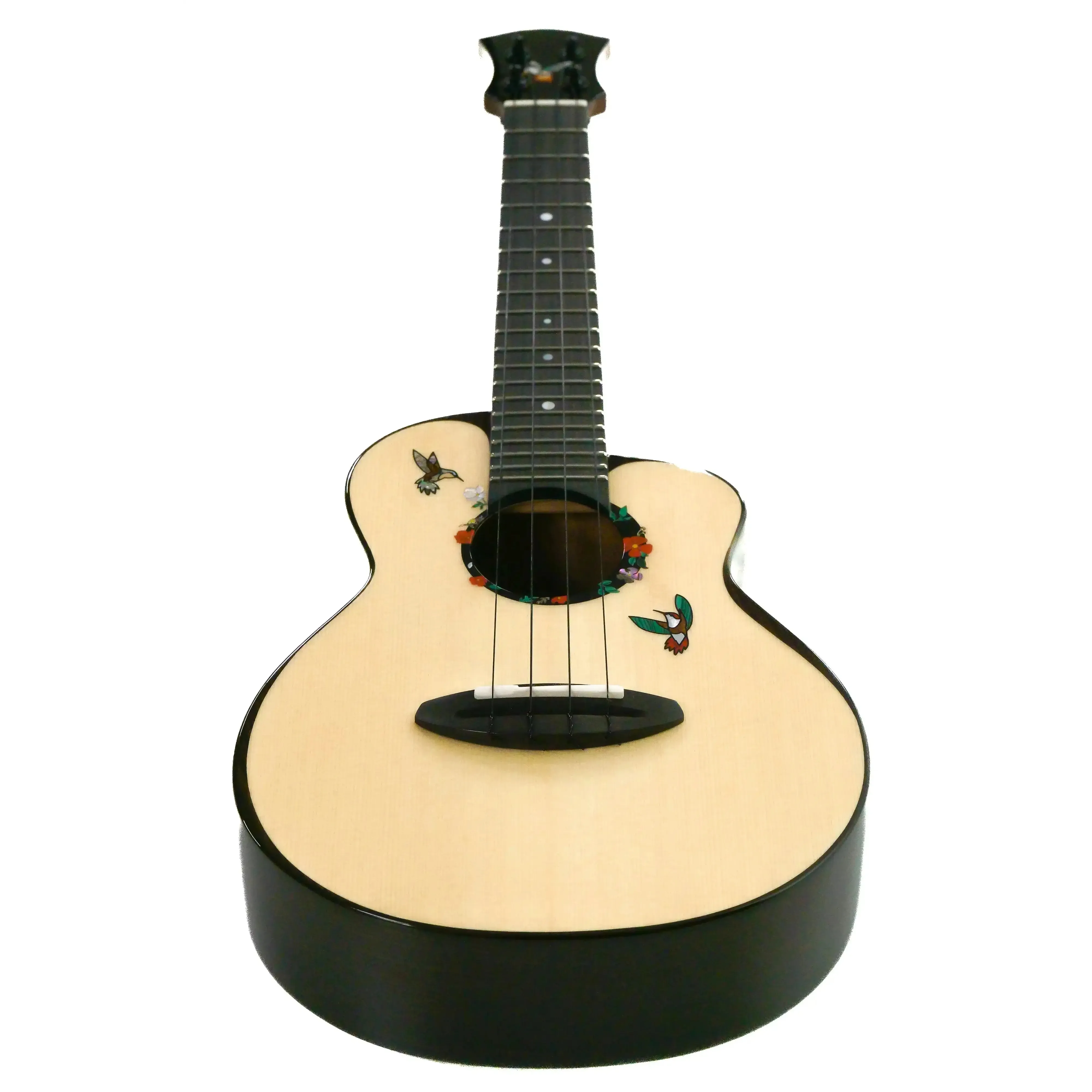 ANueNue UC200HB Hummingbird Moon Bird Spruce/Rosewood Concert Ukulele - Image 4