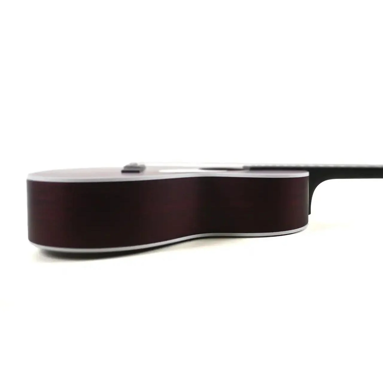Aria 131UP-STRD Urban Player Stained Red Acoustic Parlor Guitar - Image 3