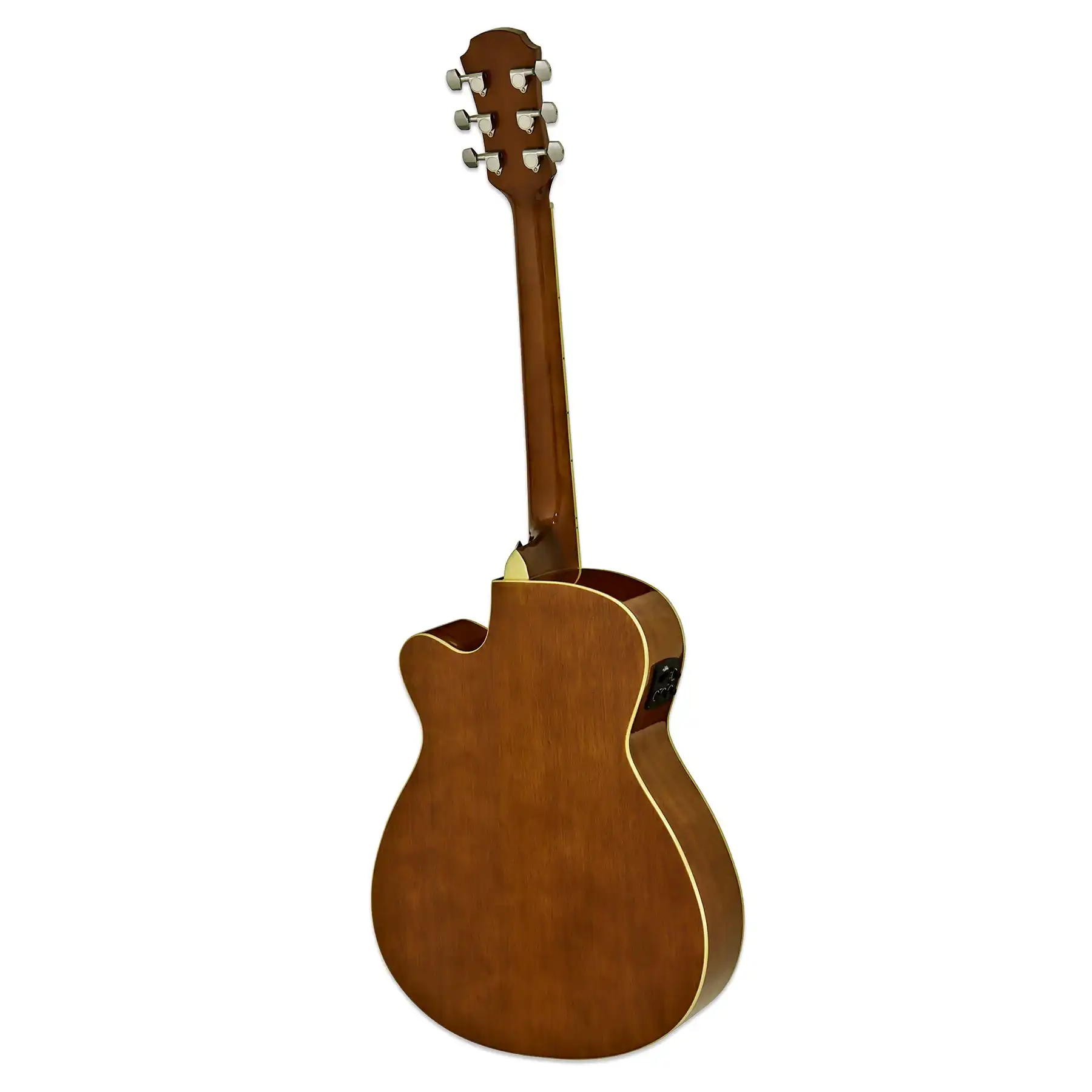 Aria AFN-15CE Prodigy Series Acoustic Electric Guitar - Orange - Image 4