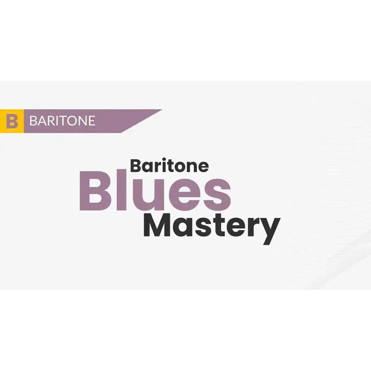 Baritone Blues Mastery Course - Uke Like The Pros