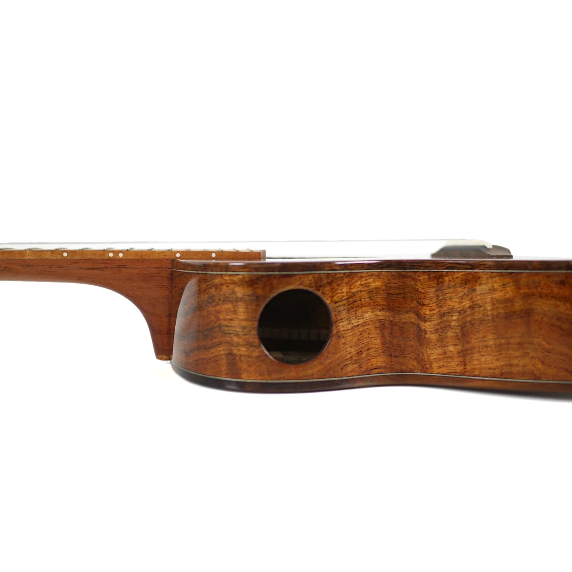 Coast #112 2026 Live Edge Curly Hawaiian Koa Tenor Ukulele - Image 4