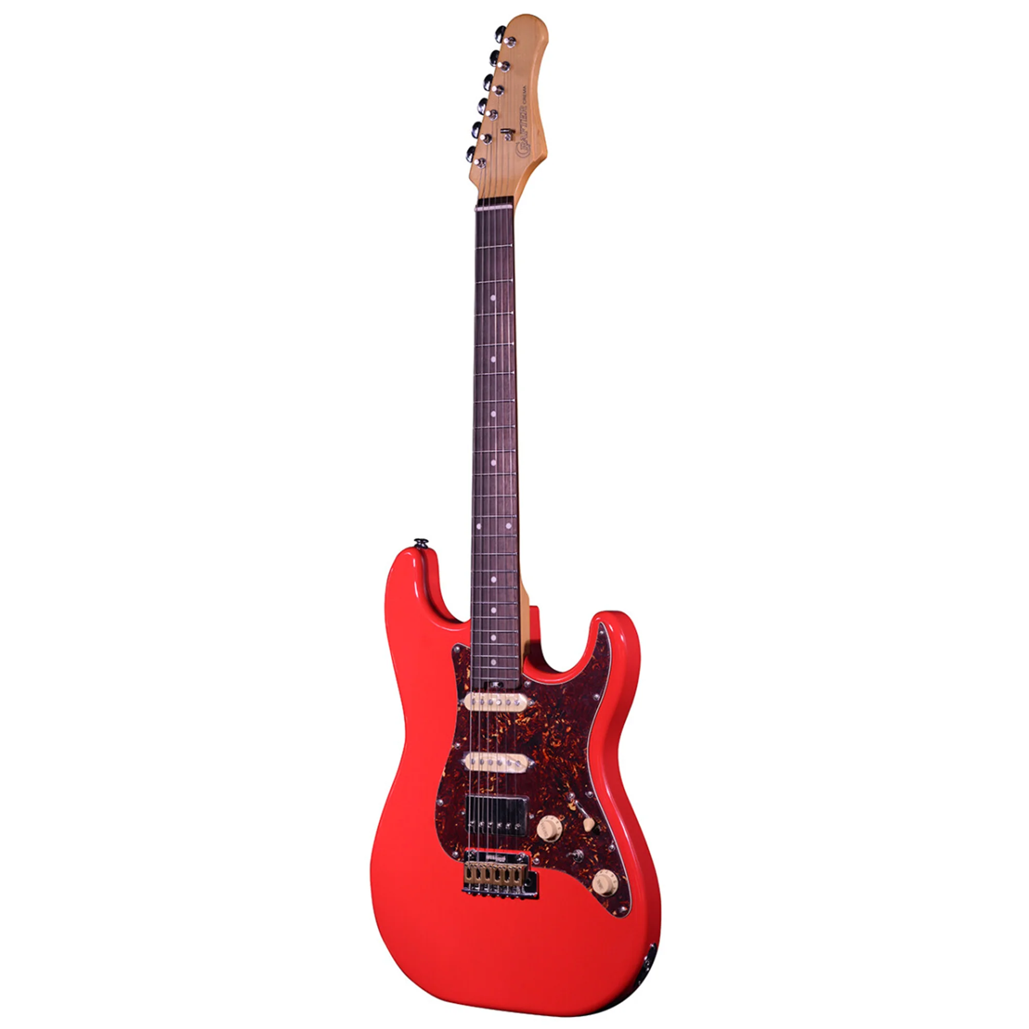 Crafter CREMA S RW VR Crema Series S-Style Electric Guitar - Vintage Red - Image 2