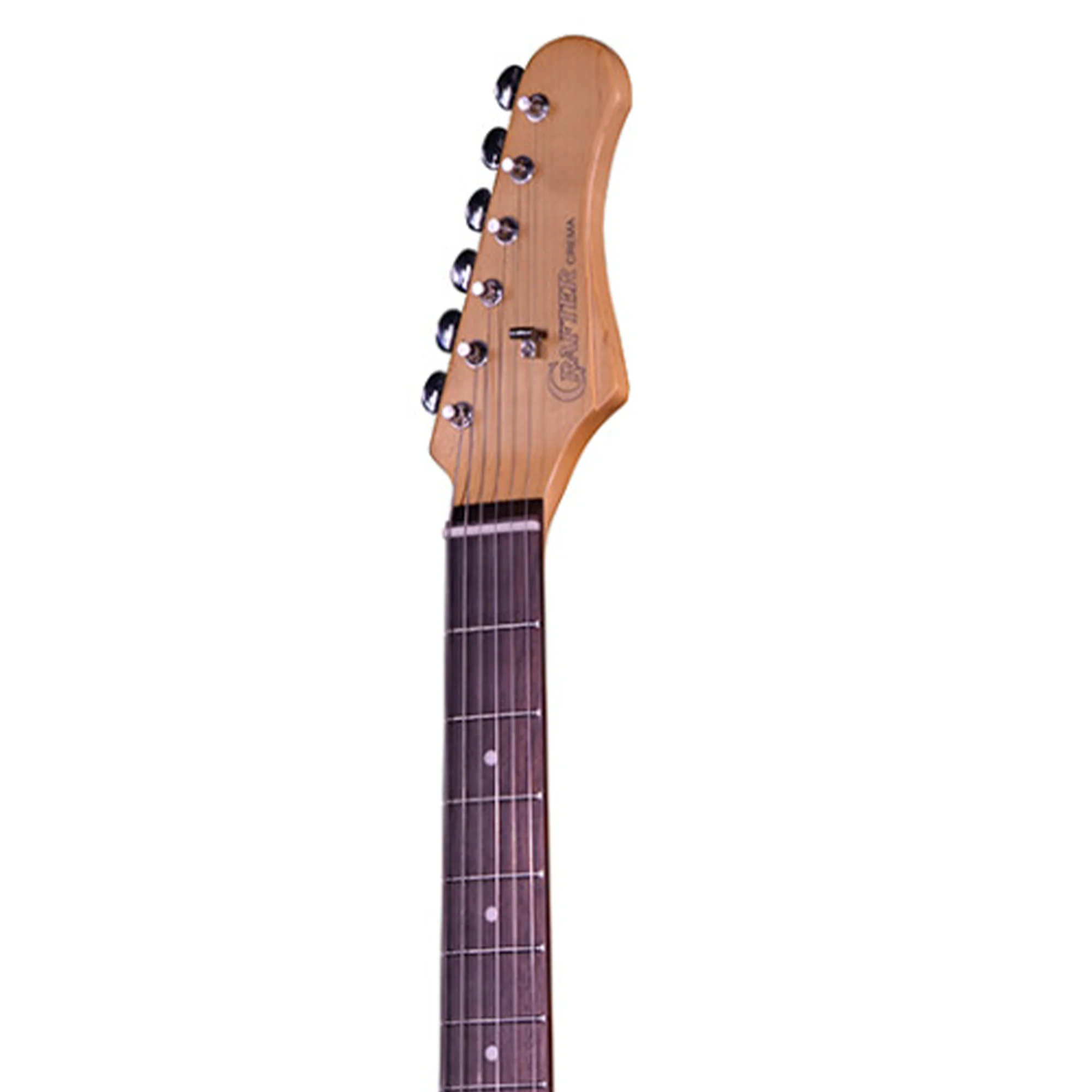 Crafter CREMA S RW VR Crema Series S-Style Electric Guitar - Vintage Red - Image 3