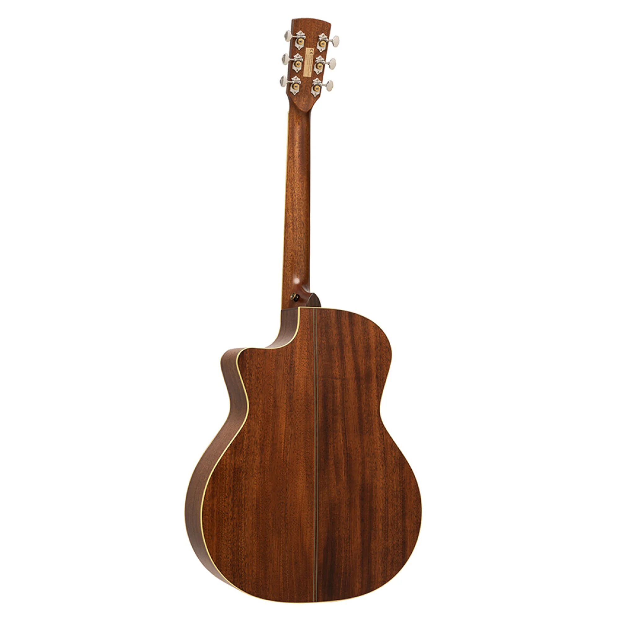 Crafter ES-MAHO GCE NAT ES Series Cutaway Auditorium Acoustic-Electric Guitar - Natural - Image 4
