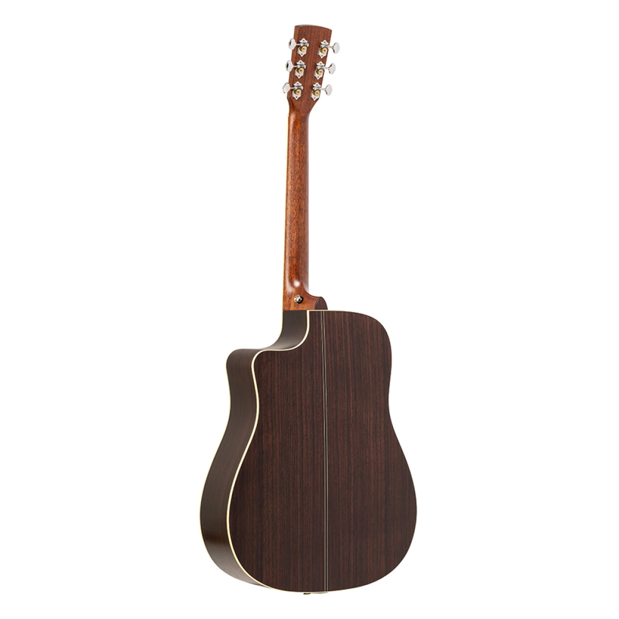 Crafter ES-ROSE DCE NAT ES Series Cutaway Dreadnought Acoustic-Electric Guitar - Natural - Image 4