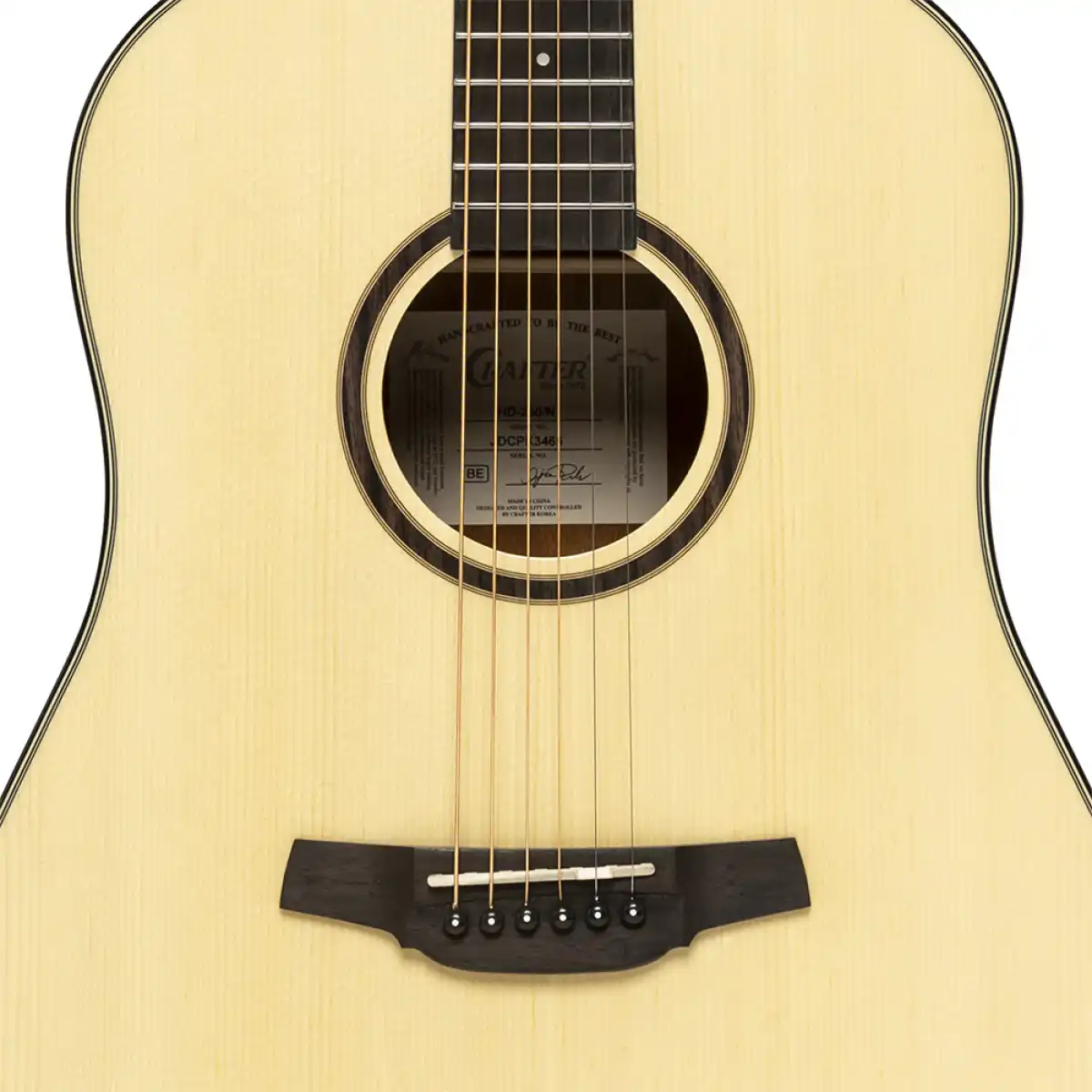 Crafter HD250-N Silver Series 250 Dreadnought Acoustic Guitar - Image 5