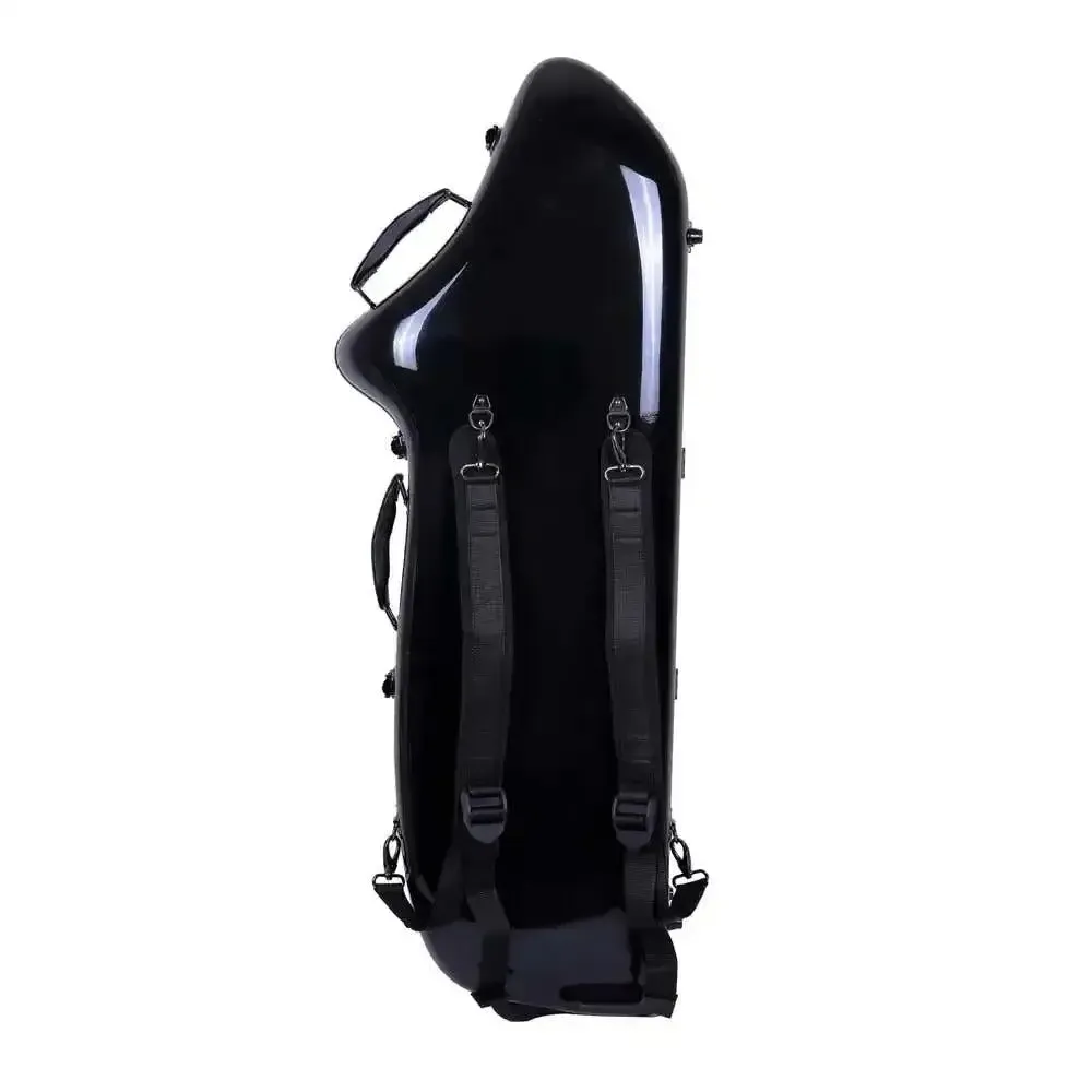 Crossrock CRF1020BS-BK Fiberglass Baritone Saxophone Case - Black - Image 2