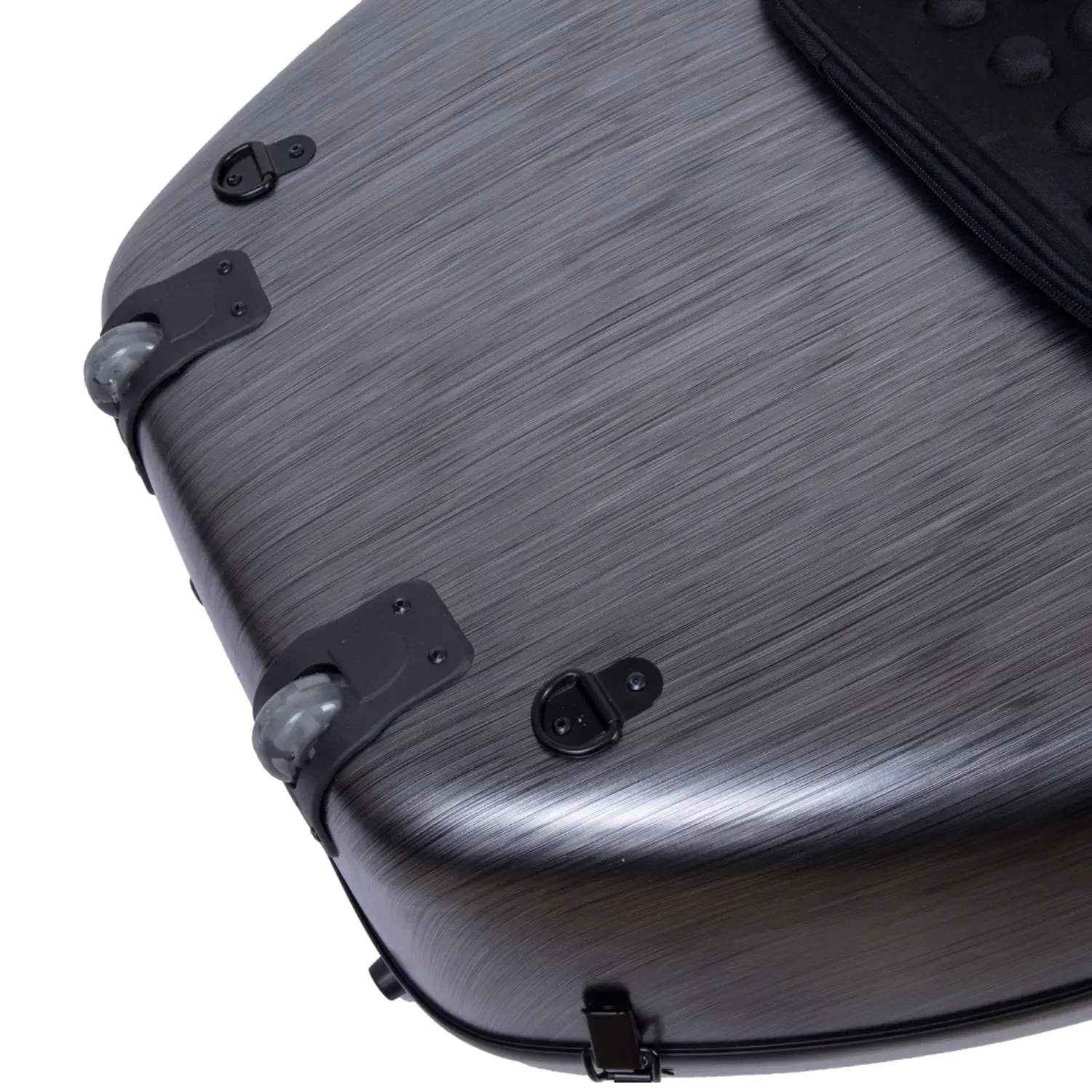 Crossrock CRF1020CEFHT Polycarbonate 4/4 Cello Case - Black - Image 4