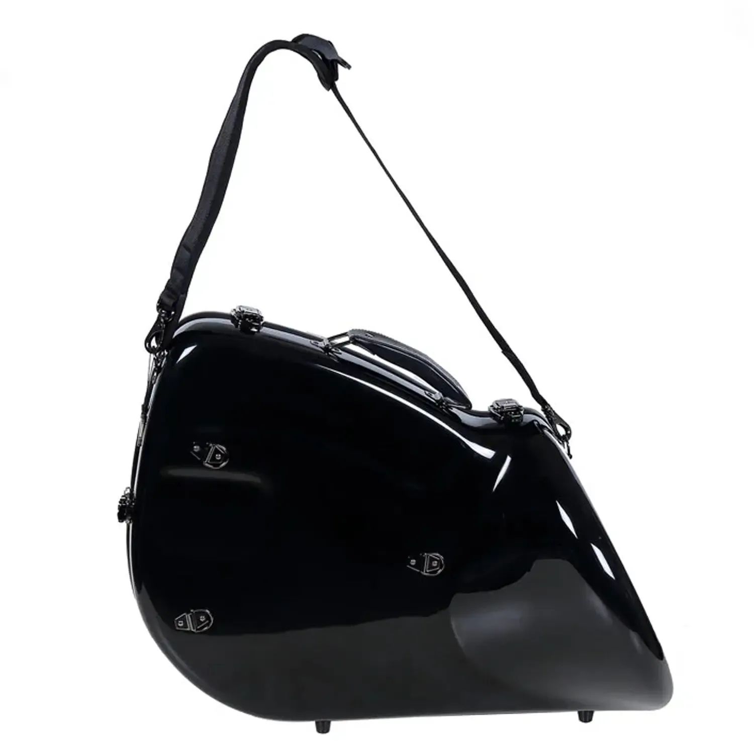 Crossrock CRF1020FHU Fiberglass French Horn Case - Black - Image 4