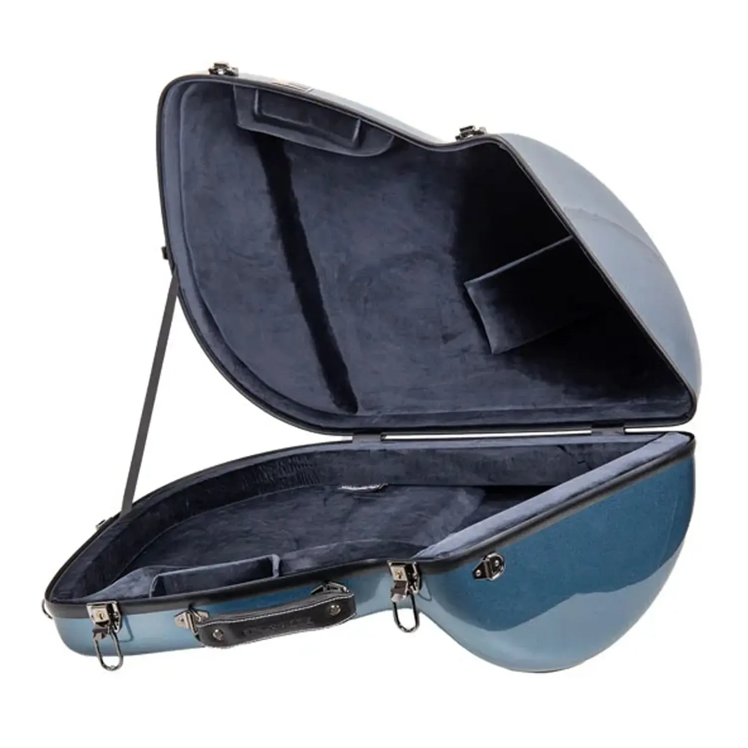 Crossrock CRF1020FHU Fiberglass French Horn Case - Blue - Image 2