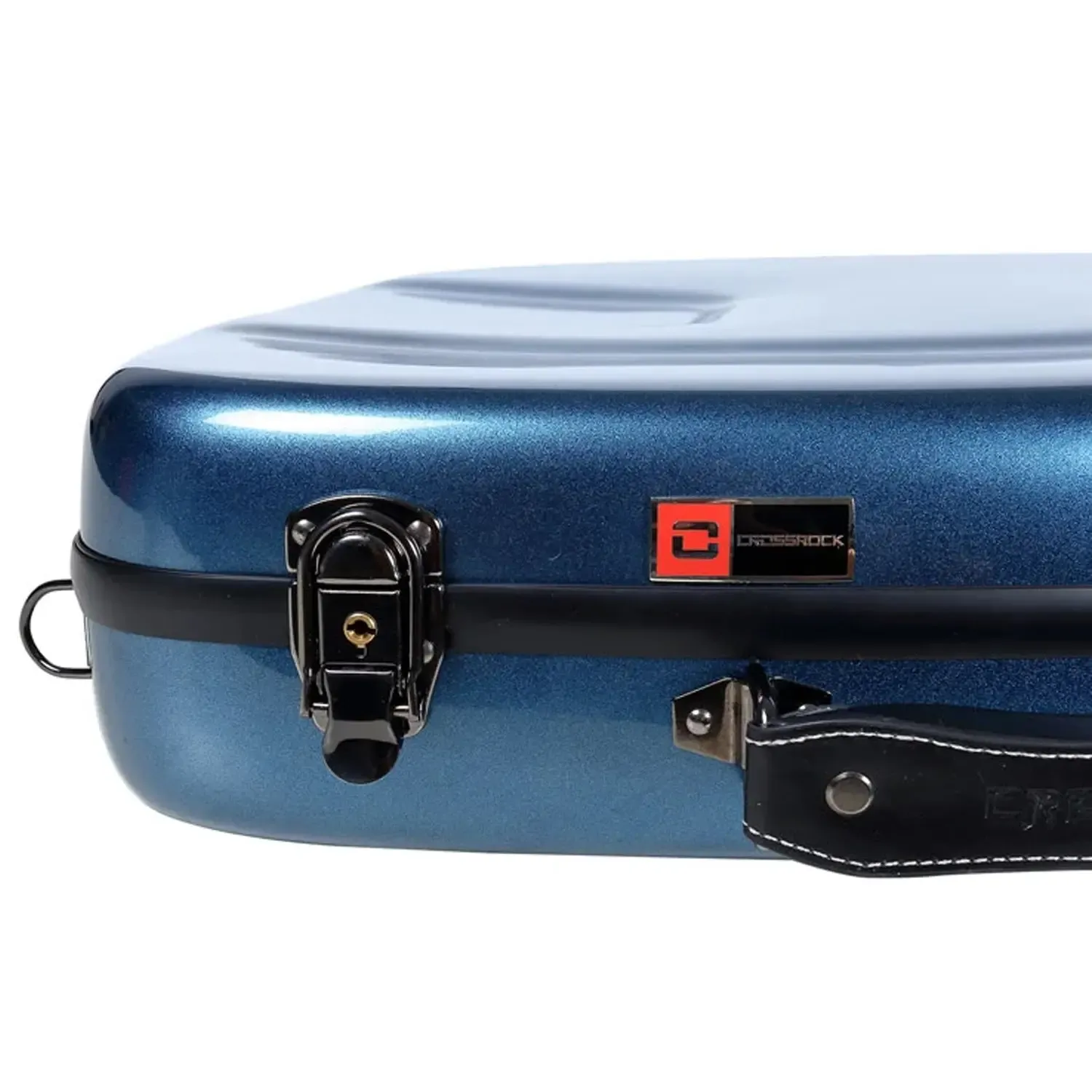 Crossrock CRF1020FHU Fiberglass French Horn Case - Blue - Image 3