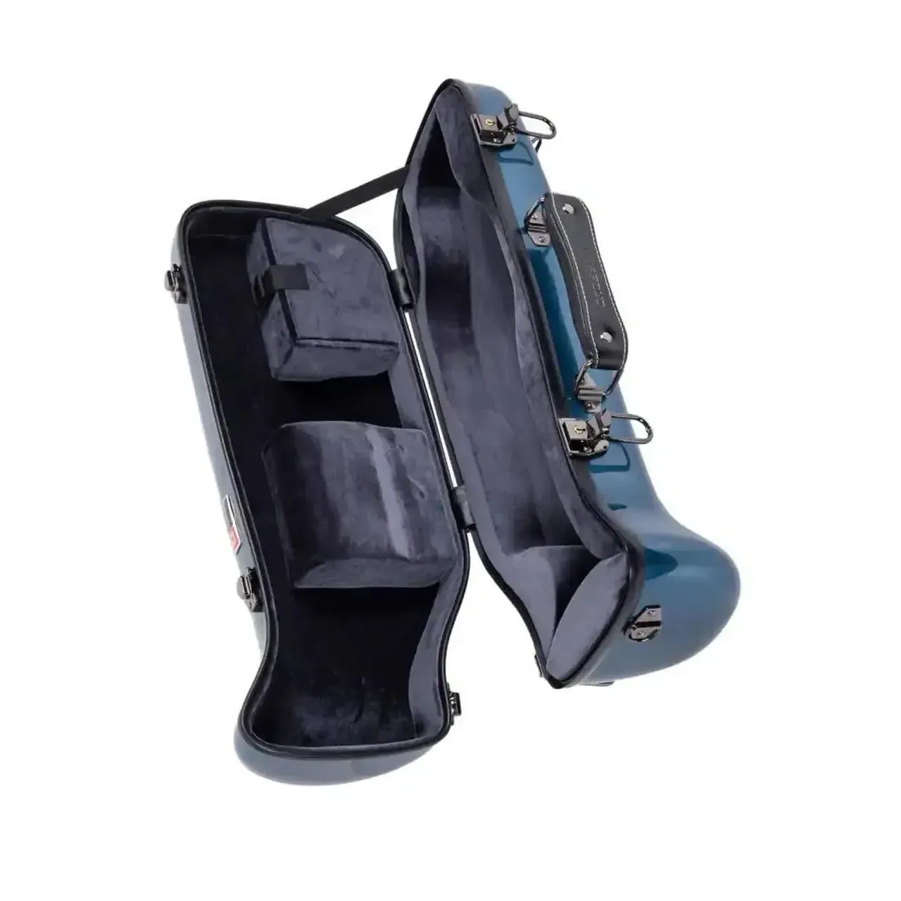 Crossrock CRF1020TR-BL Fiberglass Trumpet Case w/ TSA Lock - Blue - Image 2