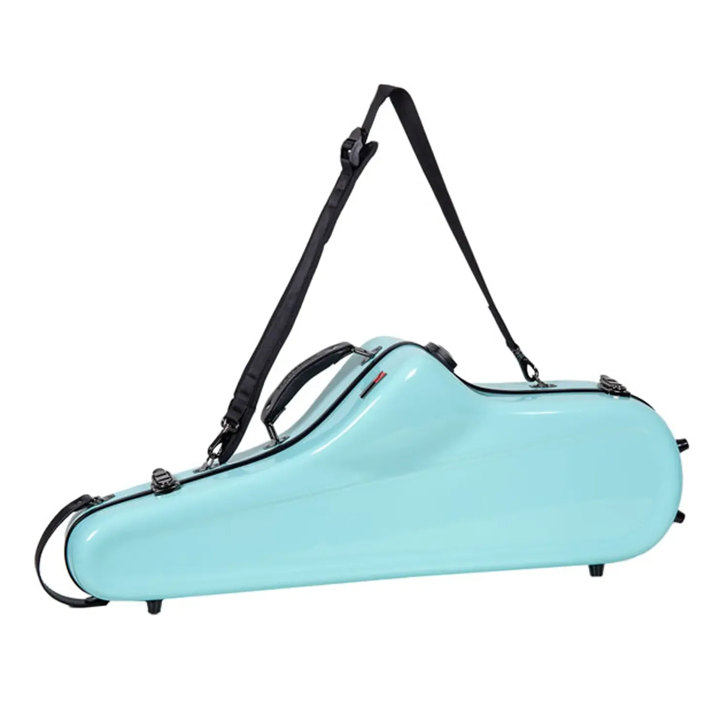 Crossrock CRF1020TS Fiberglass Tenor Saxophone Case - Light-Blue