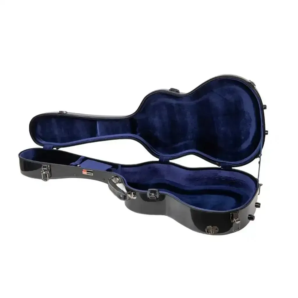 Crossrock CRF2020CTBK Torres Classical Fiberglass 3/4 Guitar Case - Black - Image 3