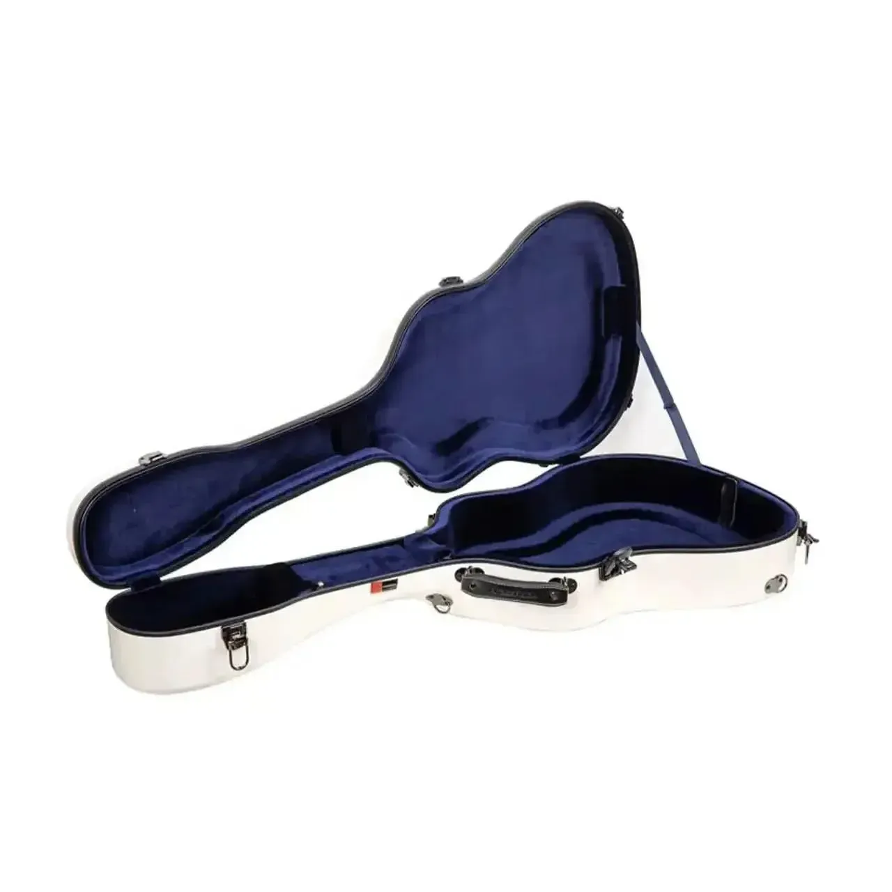 Crossrock CRF2020J45 Milk White Jumbo Dreadnought Fiberglass Guitar Case - Image 2