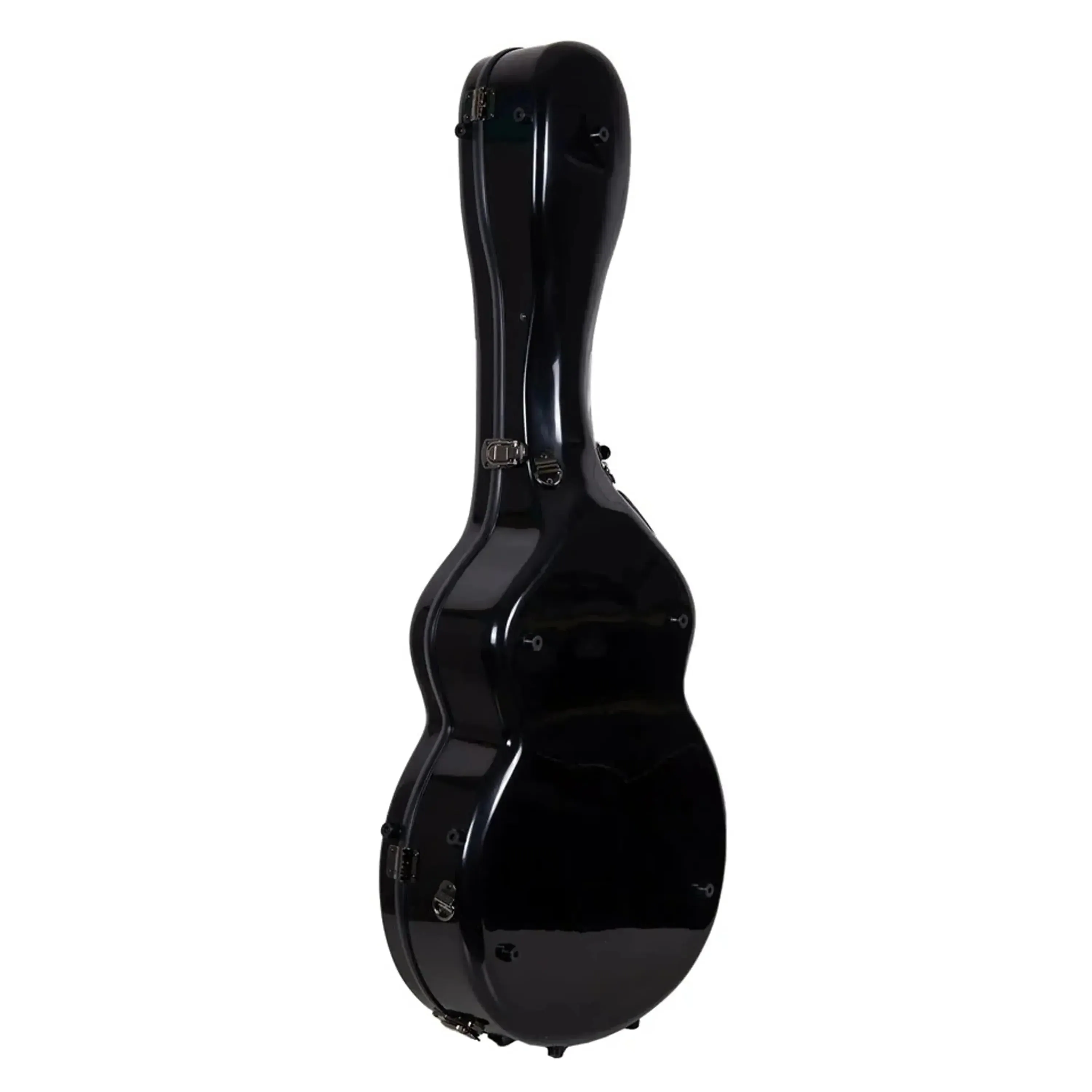 Crossrock CRF2020JA16 Fiberglass ES-125 Archtop Guitar Case - Black - Image 2