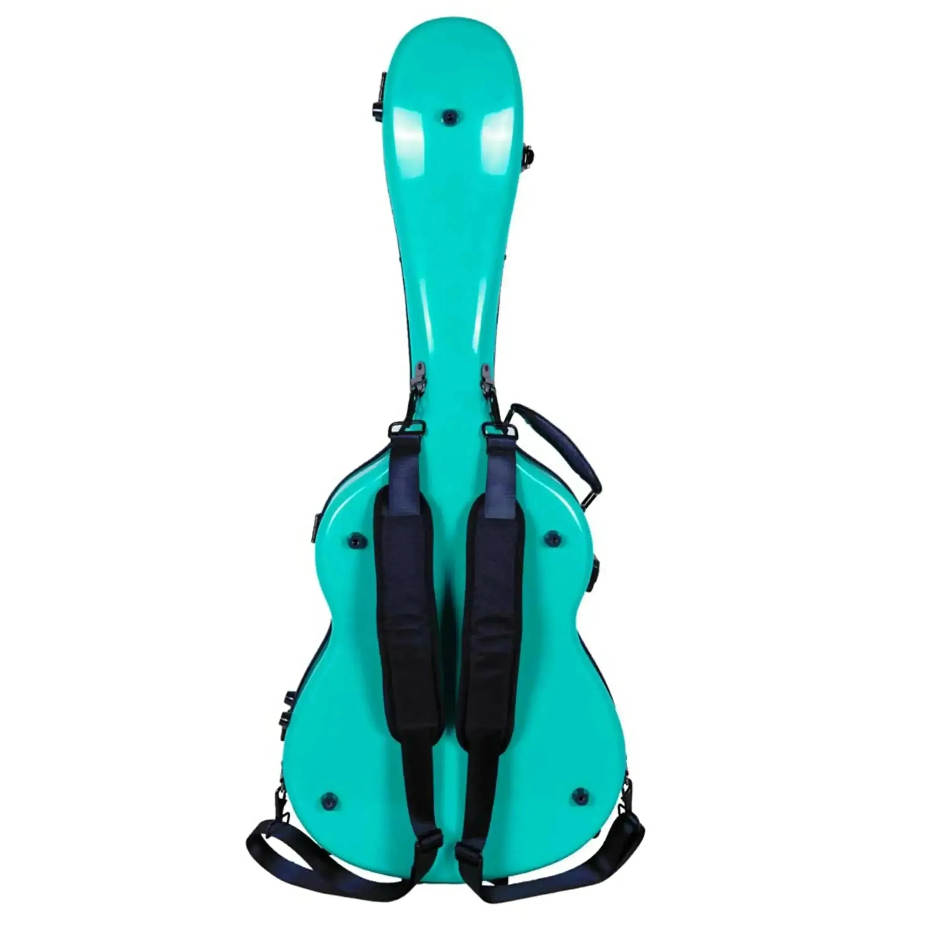 Crossrock CRF2021C Classical Full Size Fiberglass Guitar Case - Mint Blue - Image 2