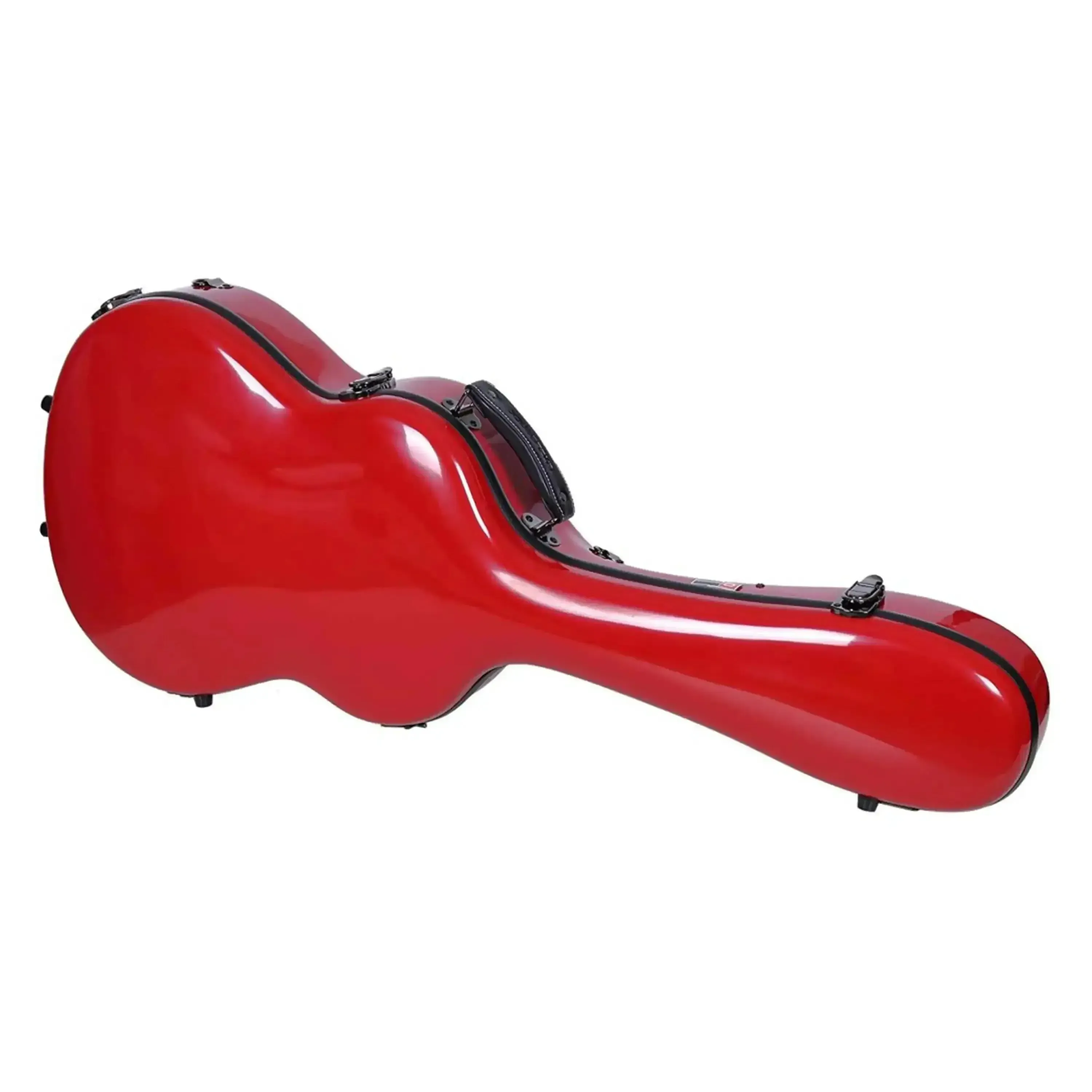 Crossrock CRF2021C Classical Full Size Fiberglass Guitar Case - Red
