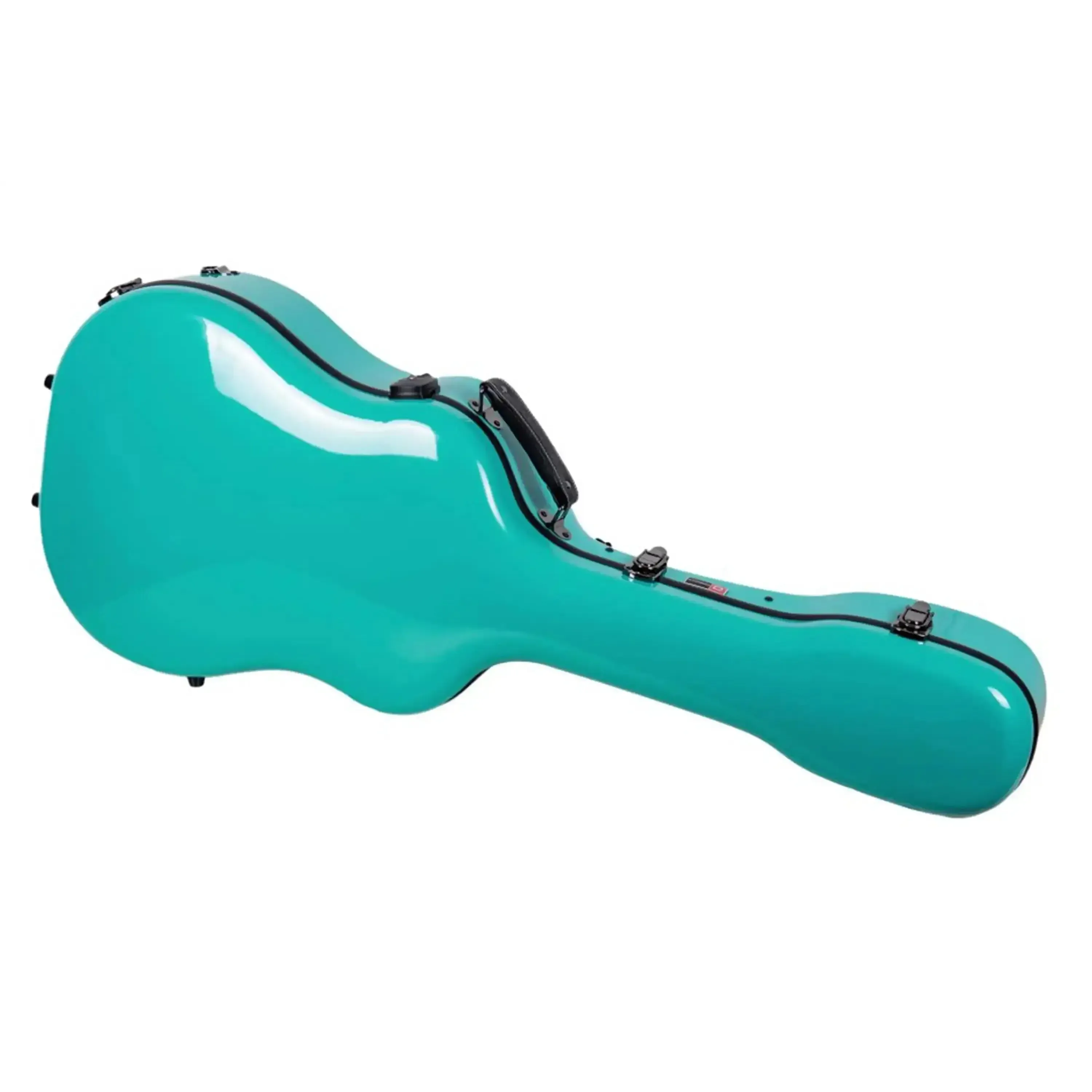 Crossrock CRF2021DMB Acoustic-Dreadnought Fiberglass Guitar Case - Mint Blue