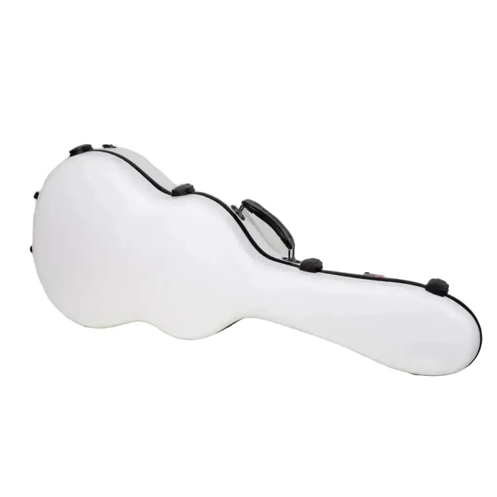 Crossrock CRF4020CWT Poly Carbonate 4/4 Guitar Case - White
