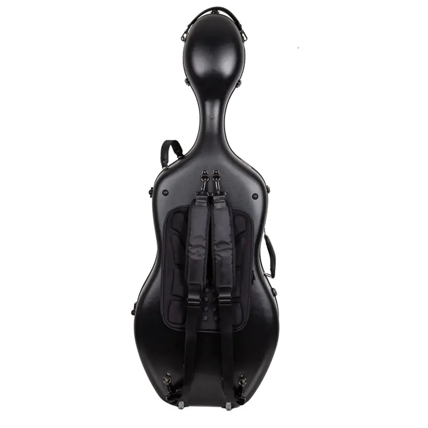 Crossrock CRF4050CEF Polycarbonate 4/4 Cello Case - Black - Image 2