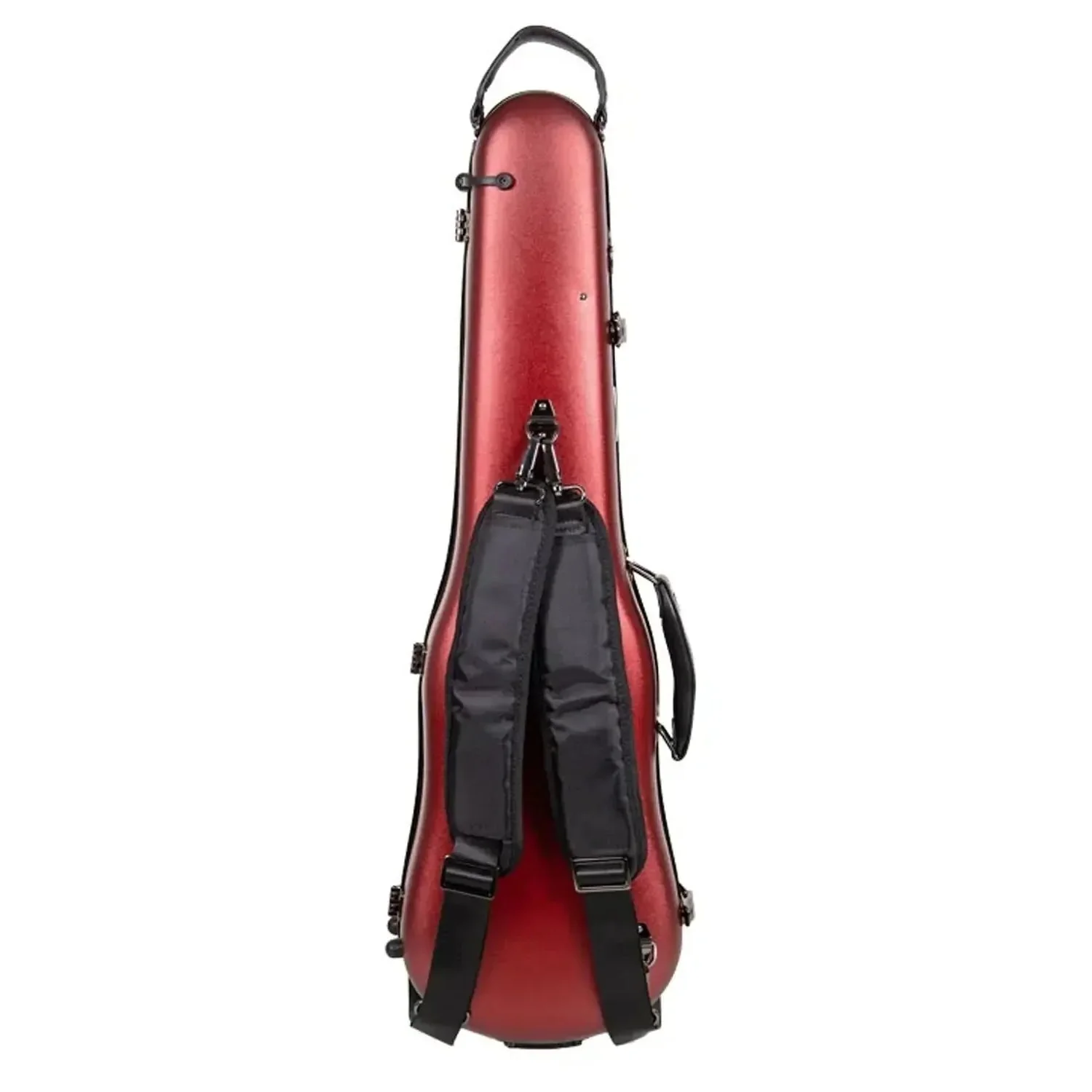Crossrock CRF4050VF Polycarbonate 4/4 Violin Case - Red - Image 2