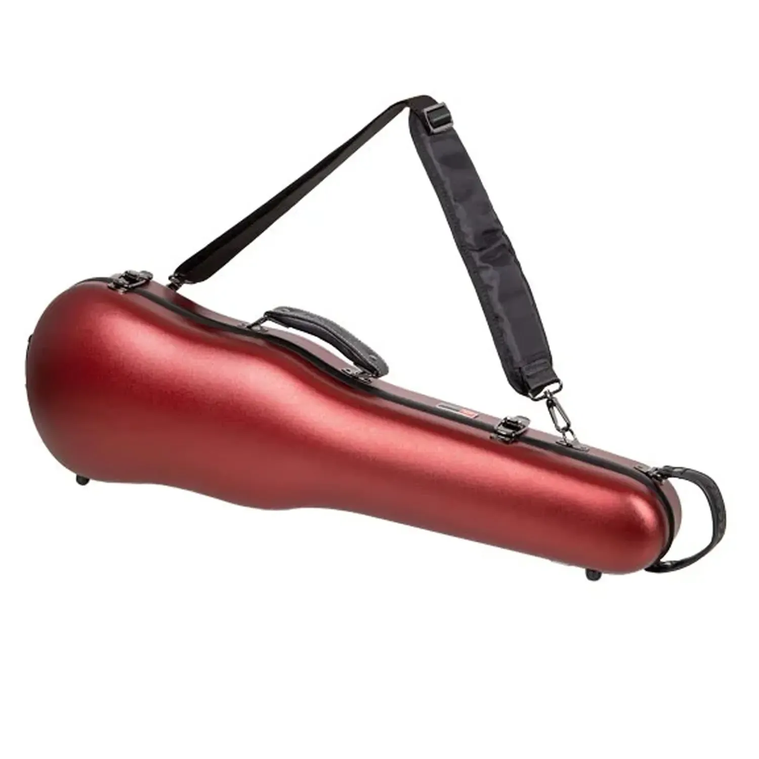 Crossrock CRF4050VF Polycarbonate 4/4 Violin Case - Red - Image 3