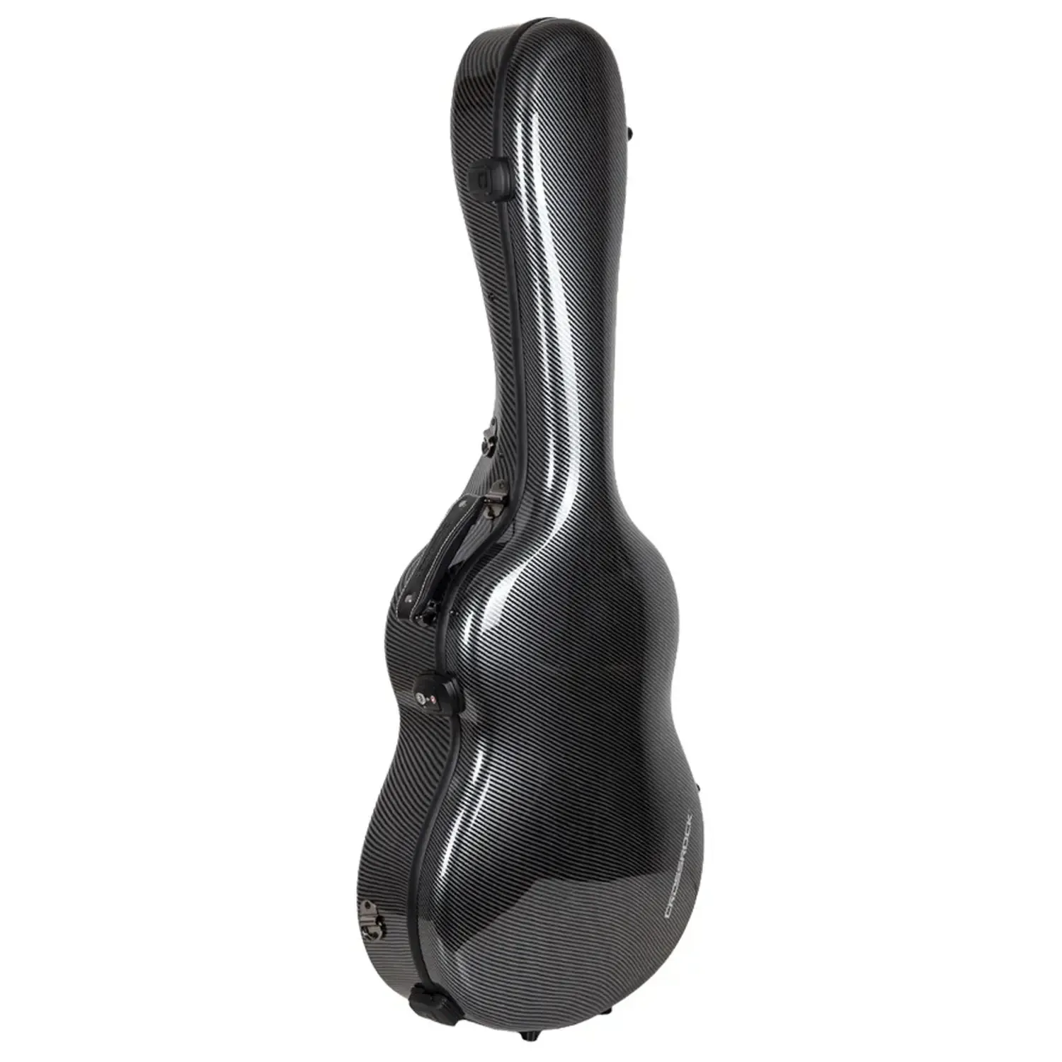 Crossrock CRF5030C Ultra-Light Fiberglass Flamenco Classical Guitar Case - Black