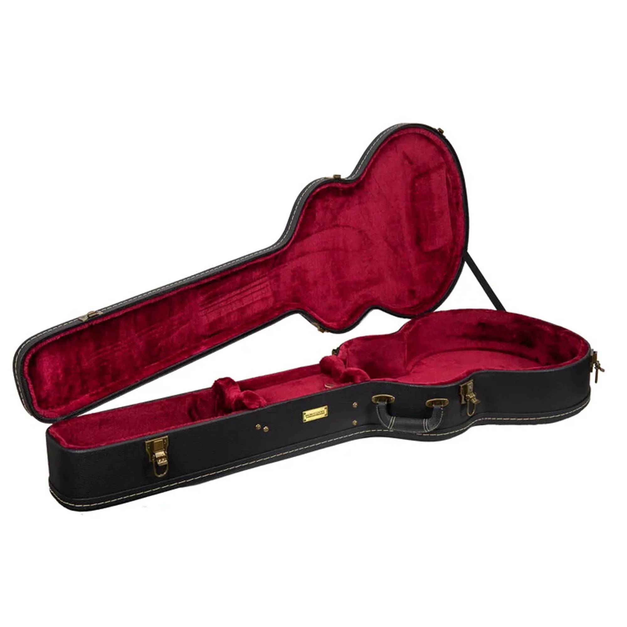 Crossrock CRW520AB Archtop Wood Acoustic Bass Guitar Case - Black - Image 3