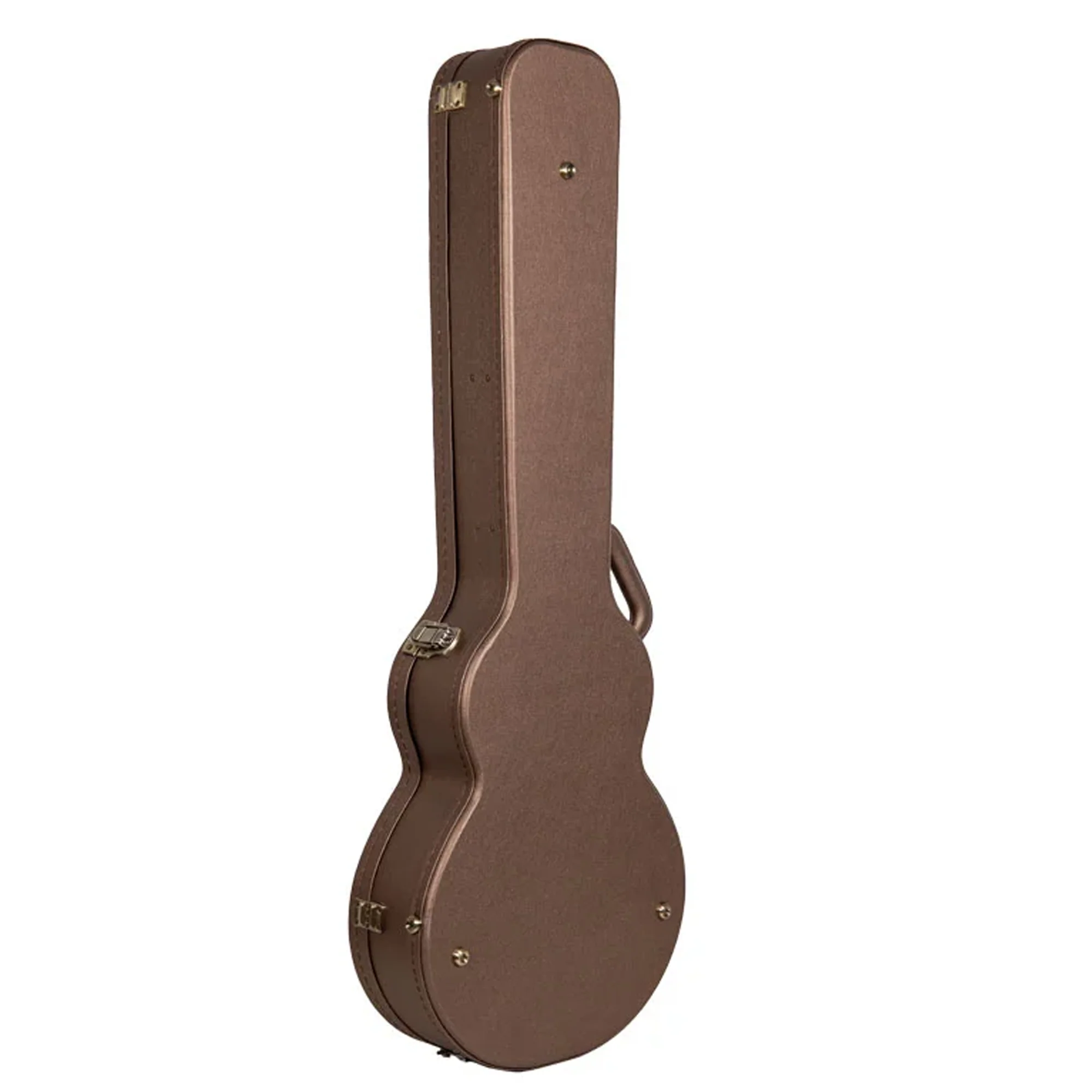 Crossrock CRW520L Les Paul Style Electric Guitar Case - Chocolate-Brown - Image 2