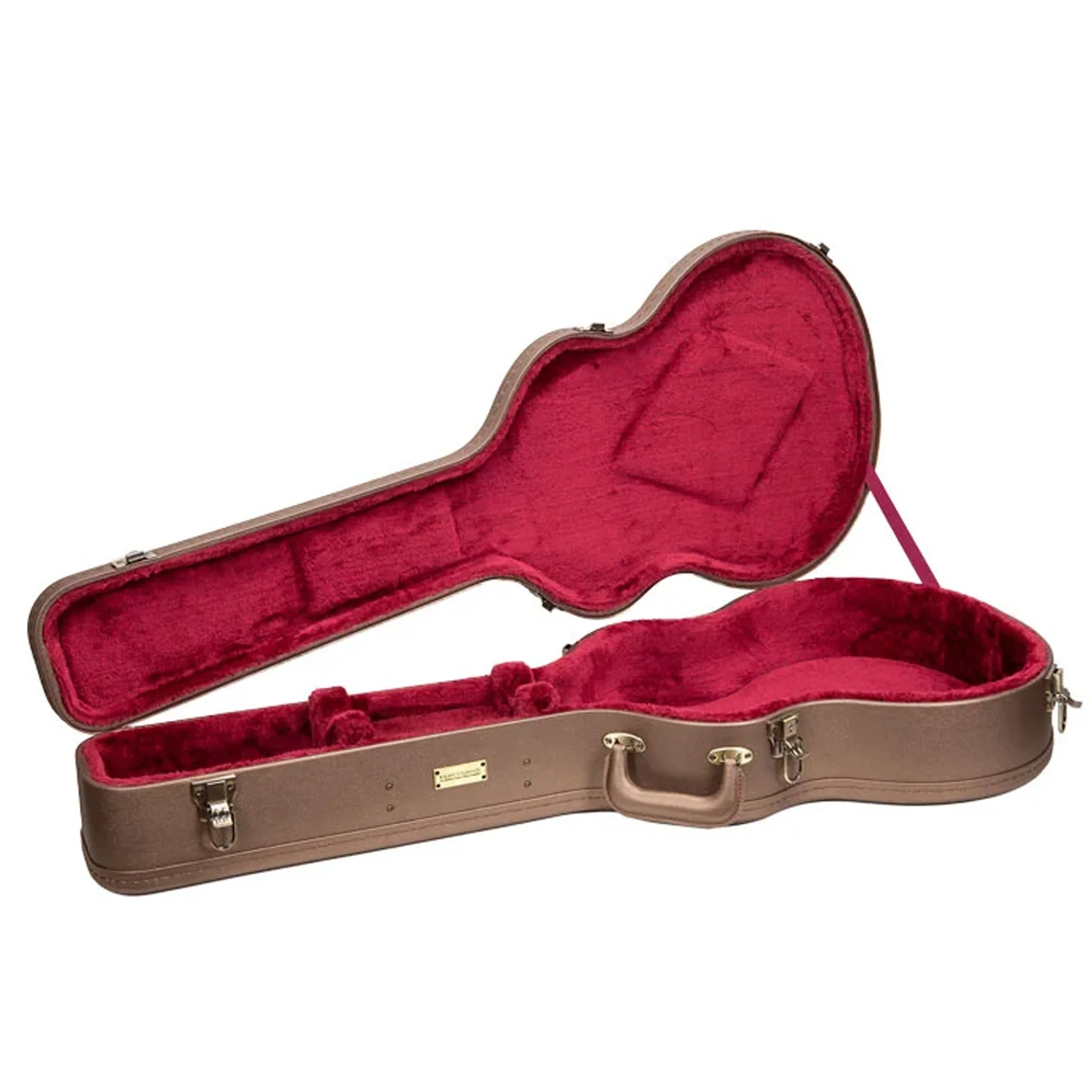 Crossrock CRW520OM 000 14 Frets Guitar Case - Chocolate-Brown - Image 3