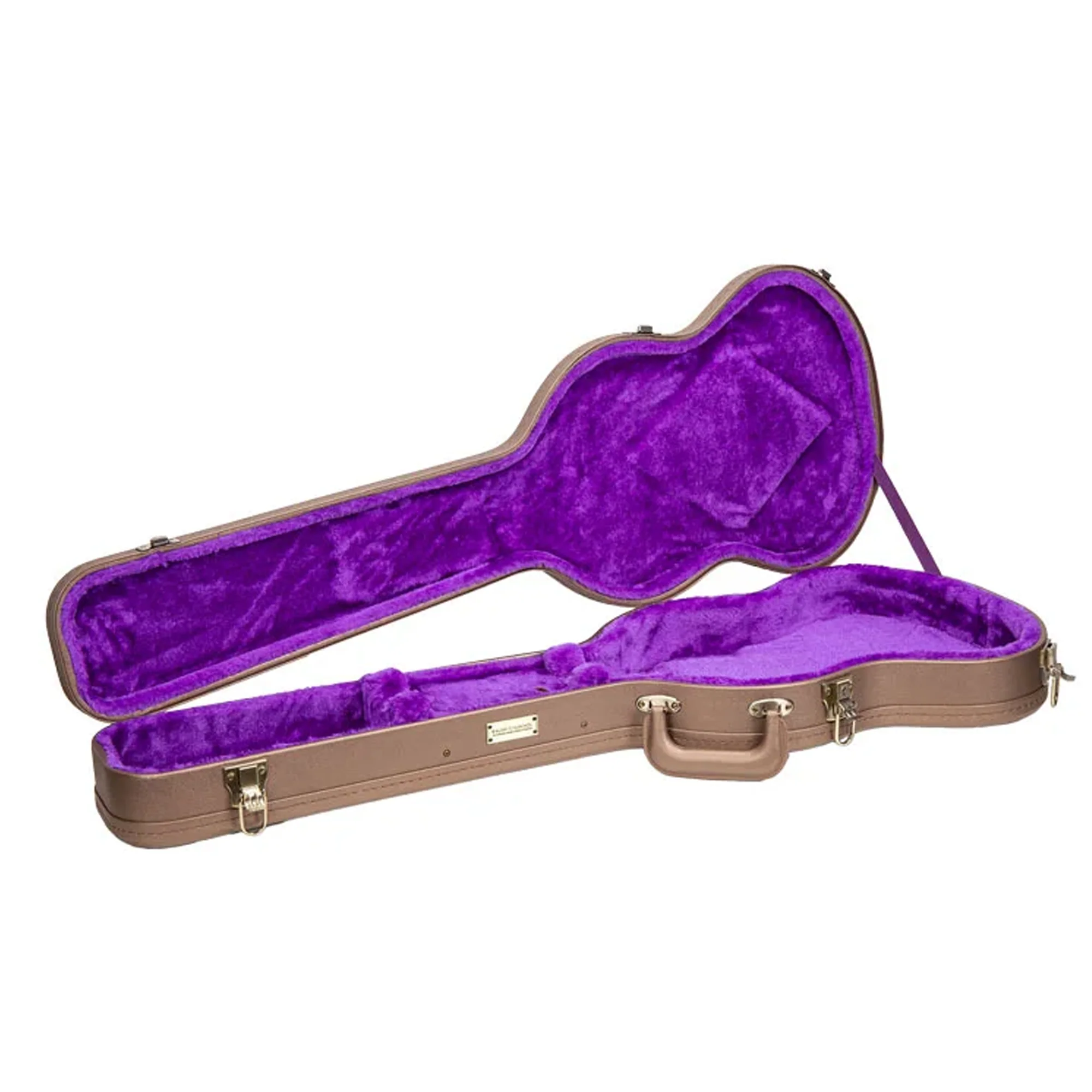 Crossrock CRW520SG Gibson SG and Similar Style Electric Guitar Case - Chocolate-Brown - Image 2
