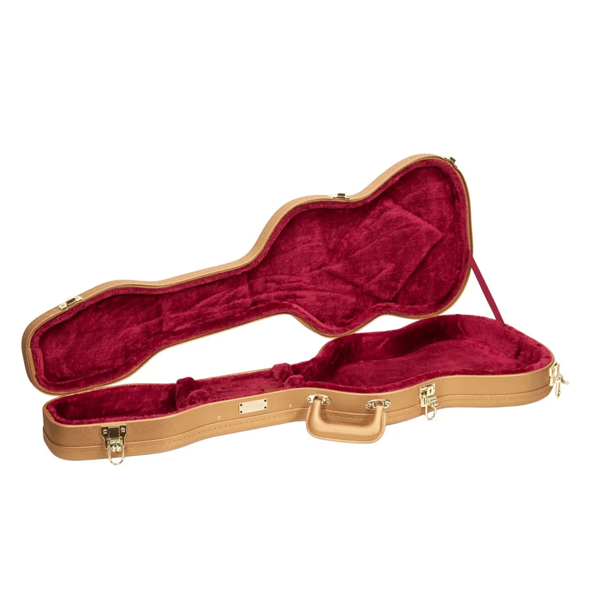 Crossrock CRW520ST Telecaster/Stratocaster Style Electric Guitar Case - Luxury-Gold - Image 2