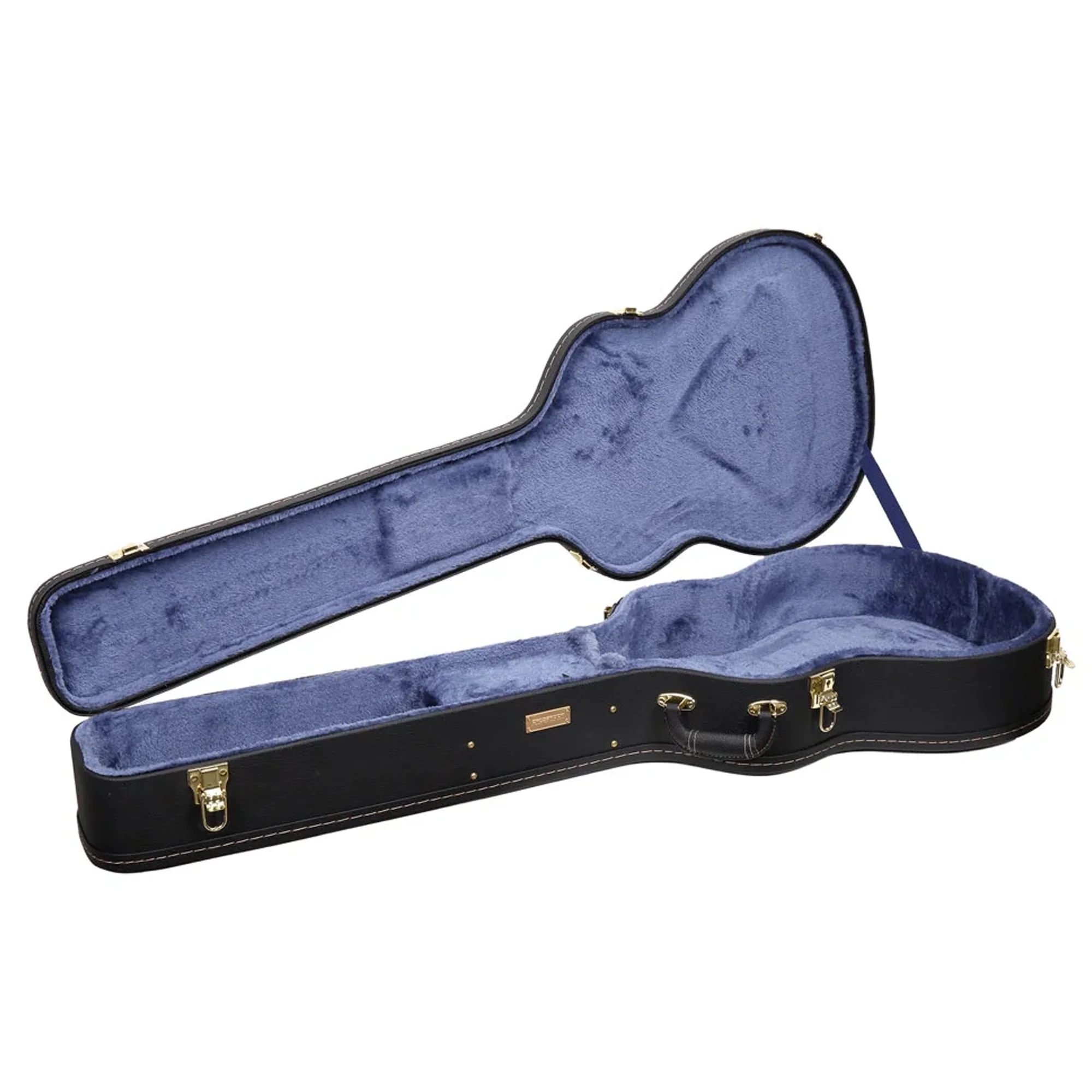 Crossrock CRW620AB Archtop Wood Acoustic Bass Guitar Case - Black - Image 3