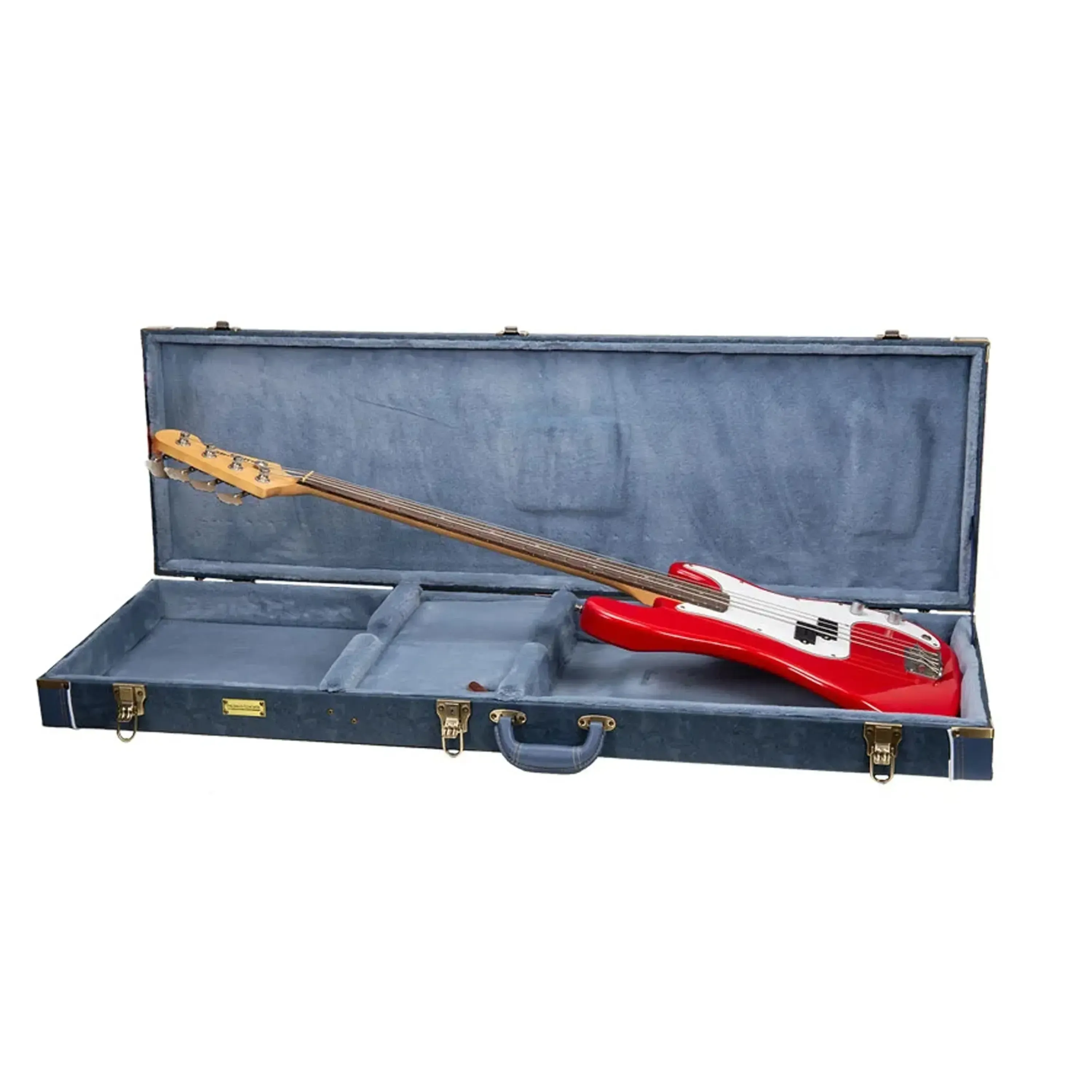 Crossrock CRW630B Electric Bass Case - Smoke-Blue - Image 3