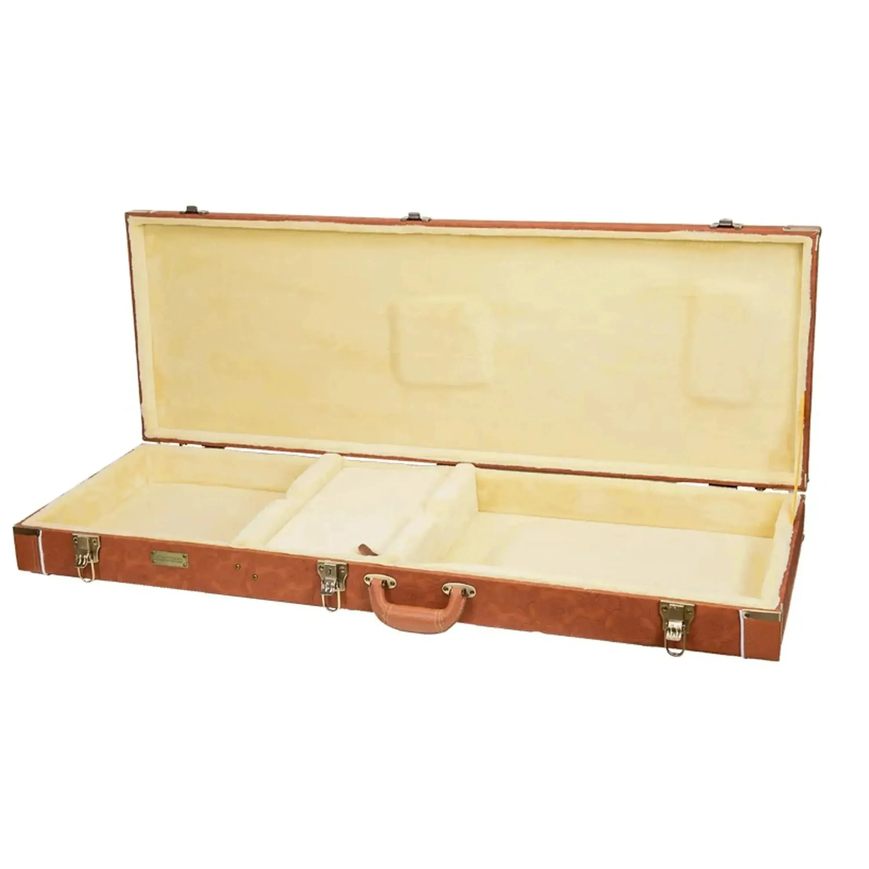 Crossrock CRW630JM Wooden Jazzmaster Style Electric Guitar Case - Red-Wood - Image 2