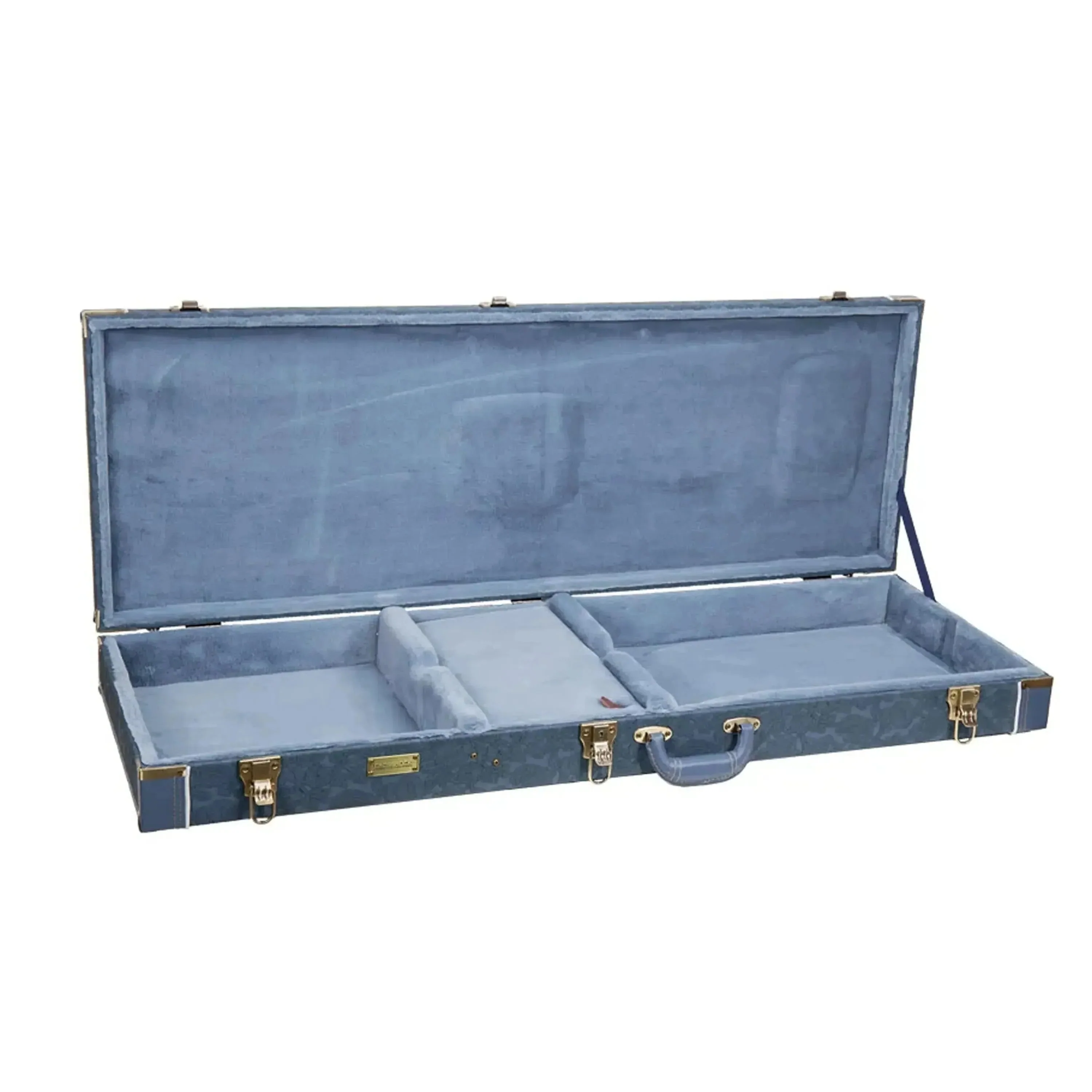 Crossrock CRW630JM Wooden Jazzmaster Style Electric Guitar Case - Smoke-Blue - Image 2