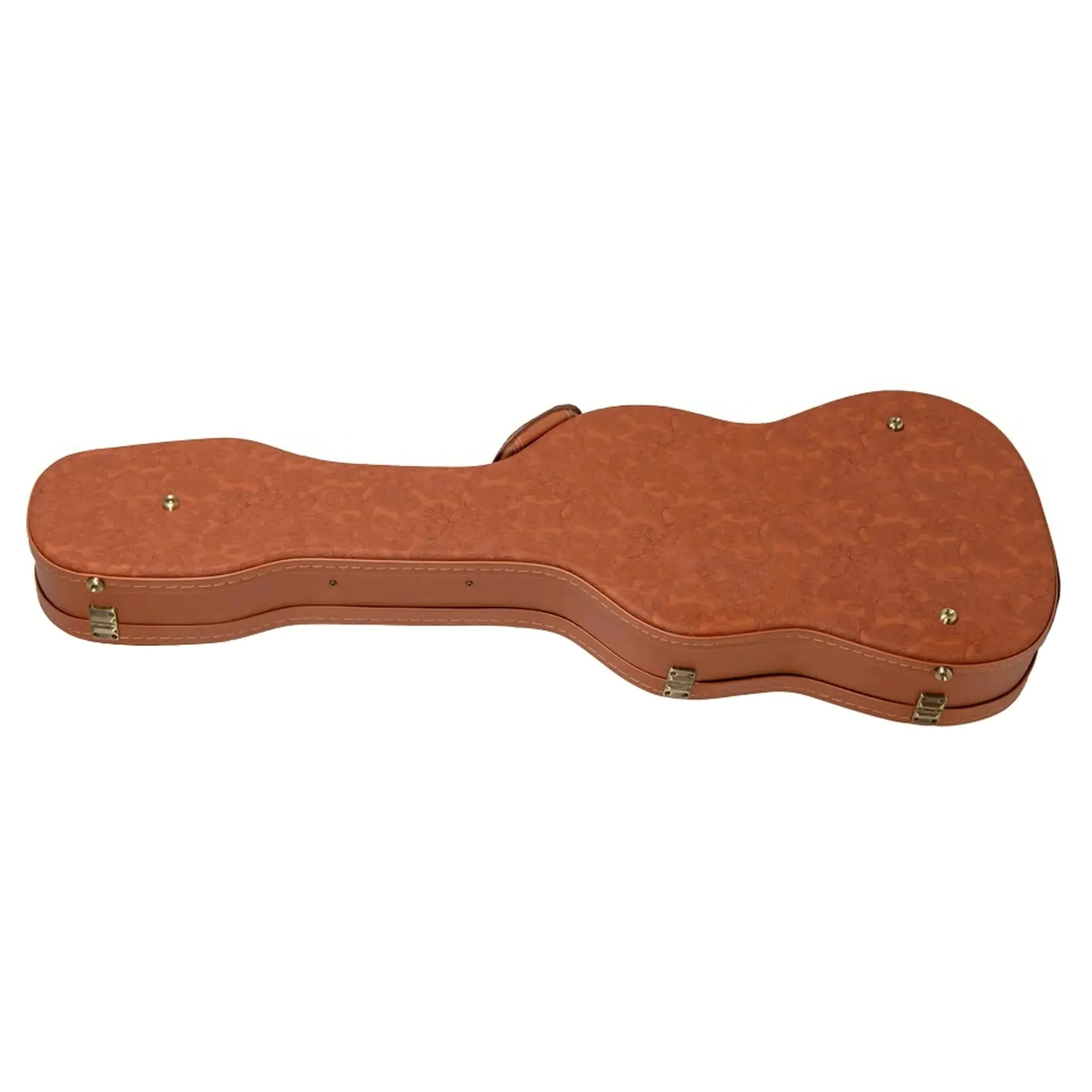 Crossrock CRW630ST Wood Solid Body Electric Guitar Case - Red-Wood - Image 2