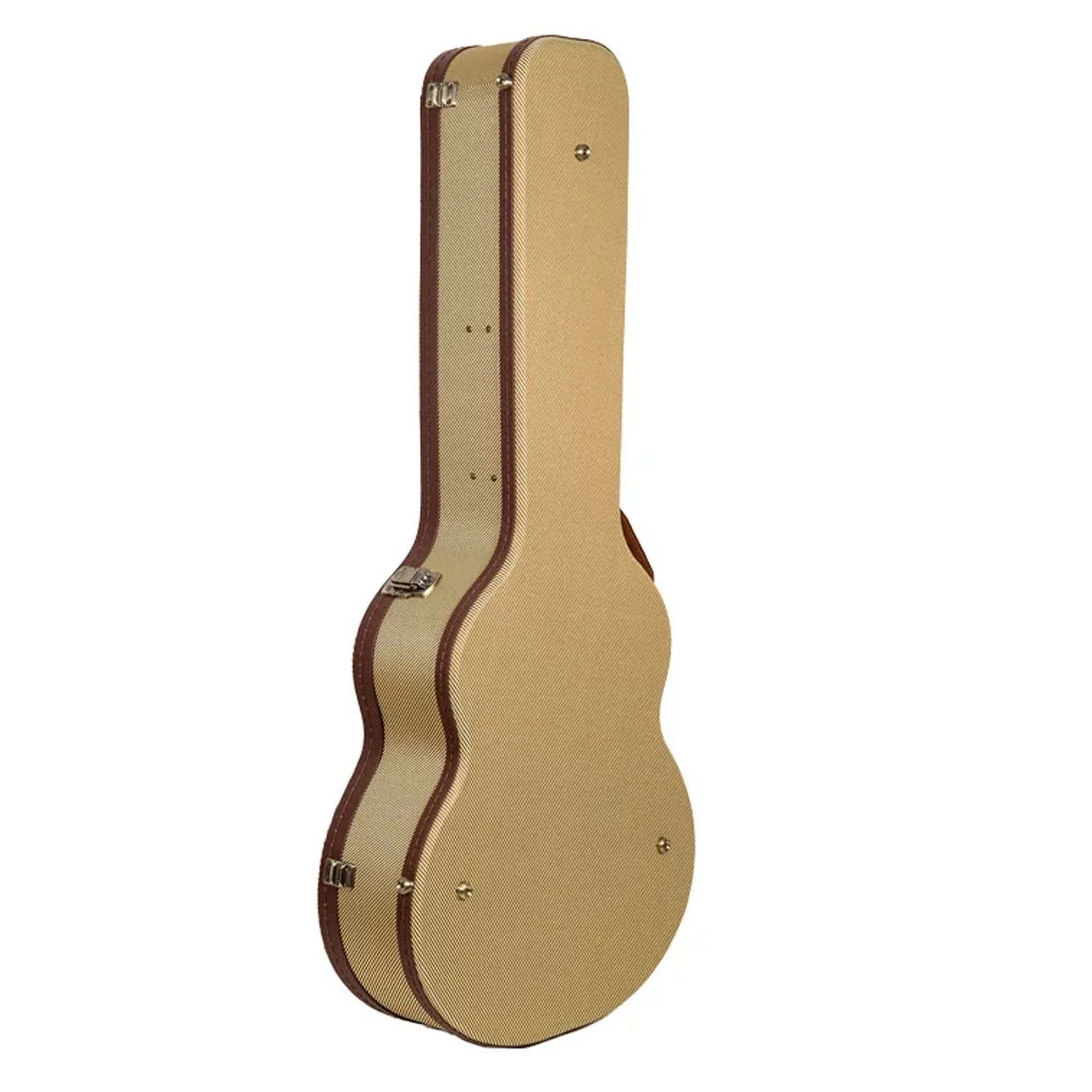 Crossrock CRW720-00012 Martin 12 Frets 000 Style Acoustic Guitar Case - Fabric-Tweed - Image 2