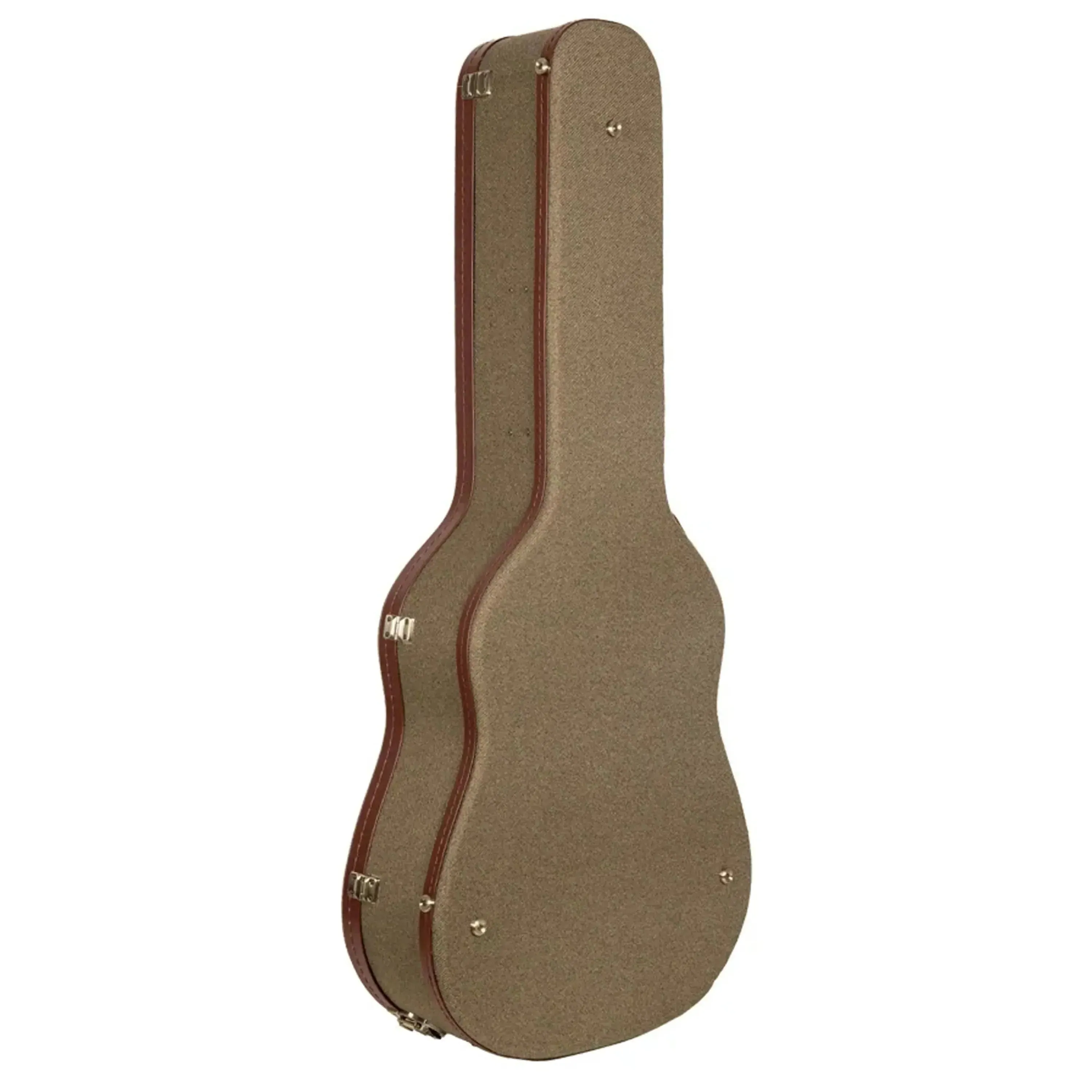 Crossrock CRW720D28 Wood Master Series Dreadnought Guitar Case - Olive-Green - Image 2