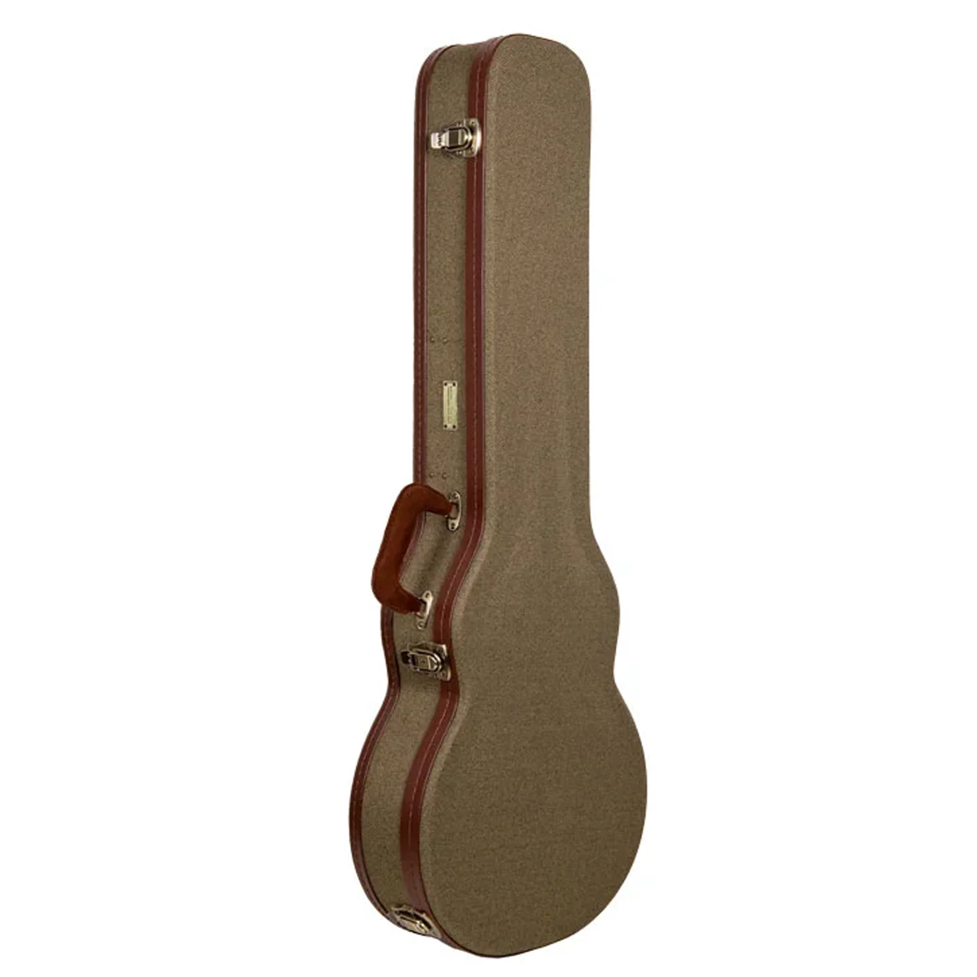 Crossrock CRW720L Les Paul Style Vintage Electric Guitar Case - Olive-Green