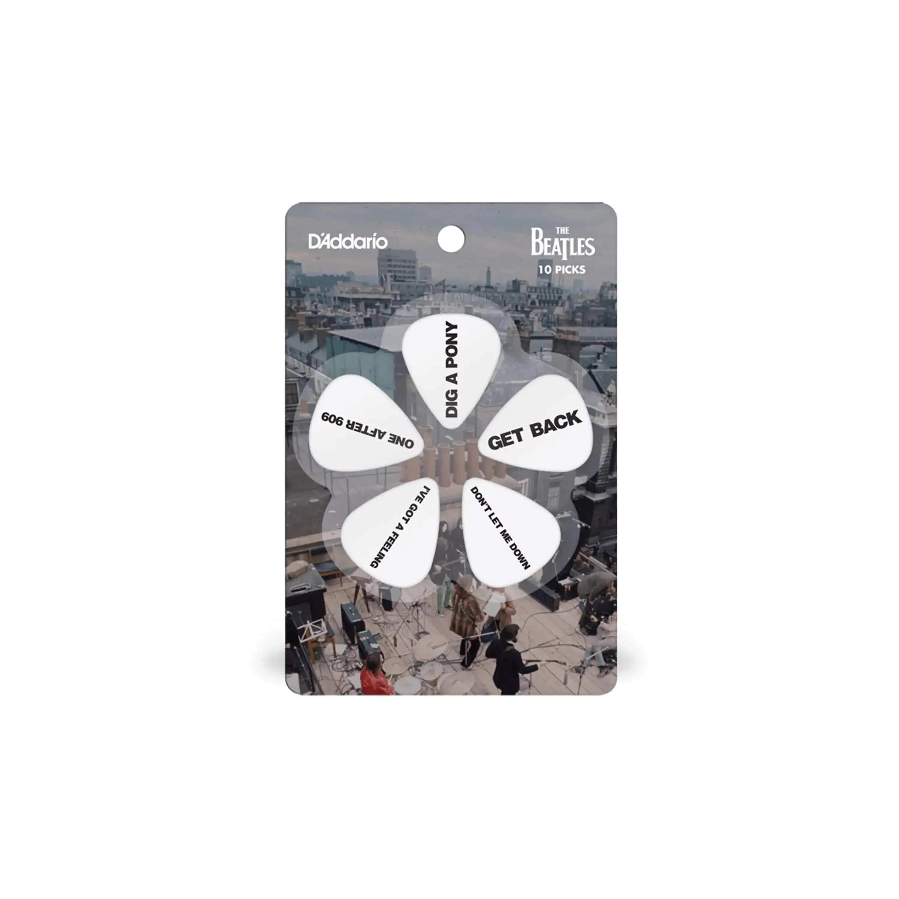 D'Addario Beatles "Get Back" Picks Medium .70mm - 10 Pack