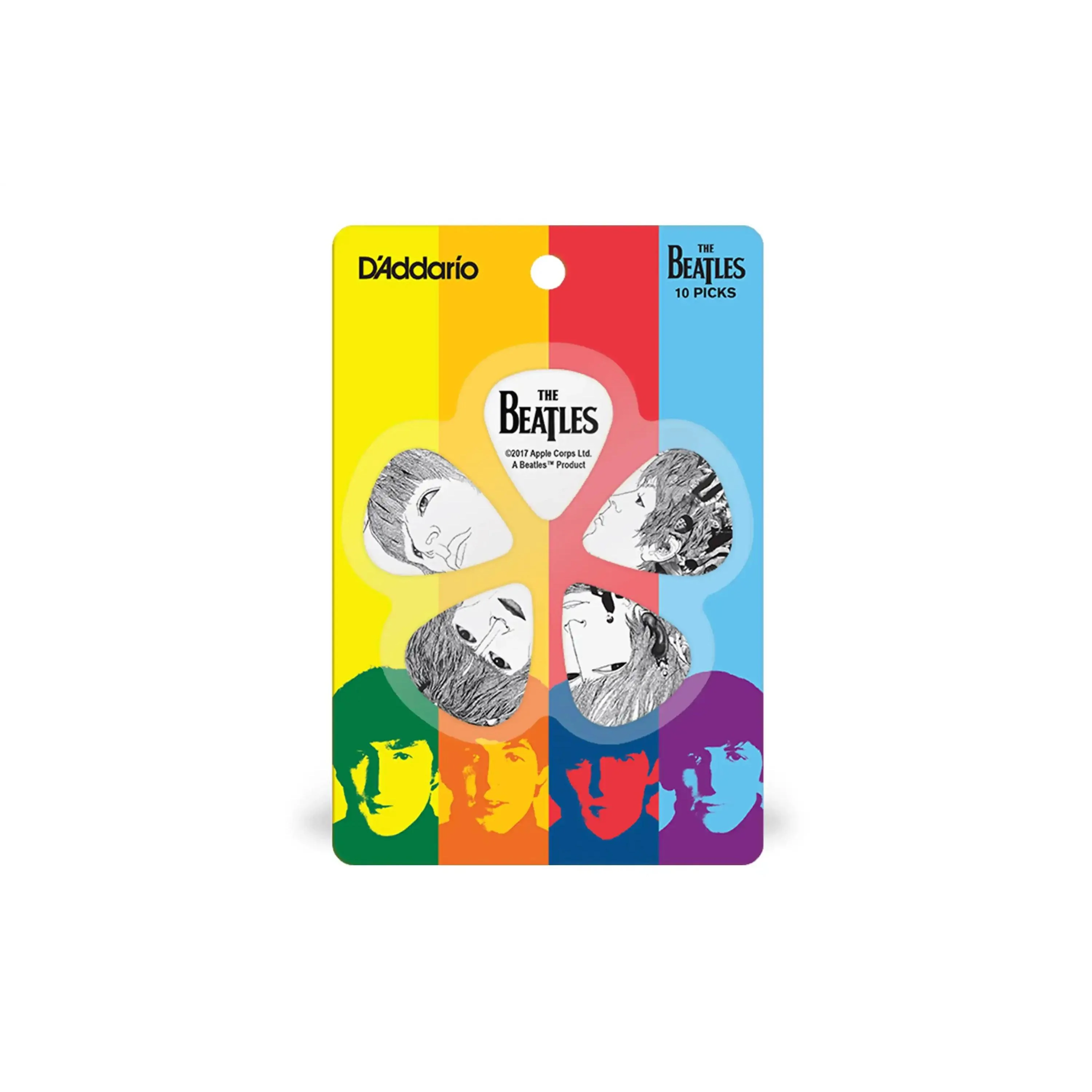 D'Addario Beatles Revolver Picks Heavy 1.0mm - 10 Pack
