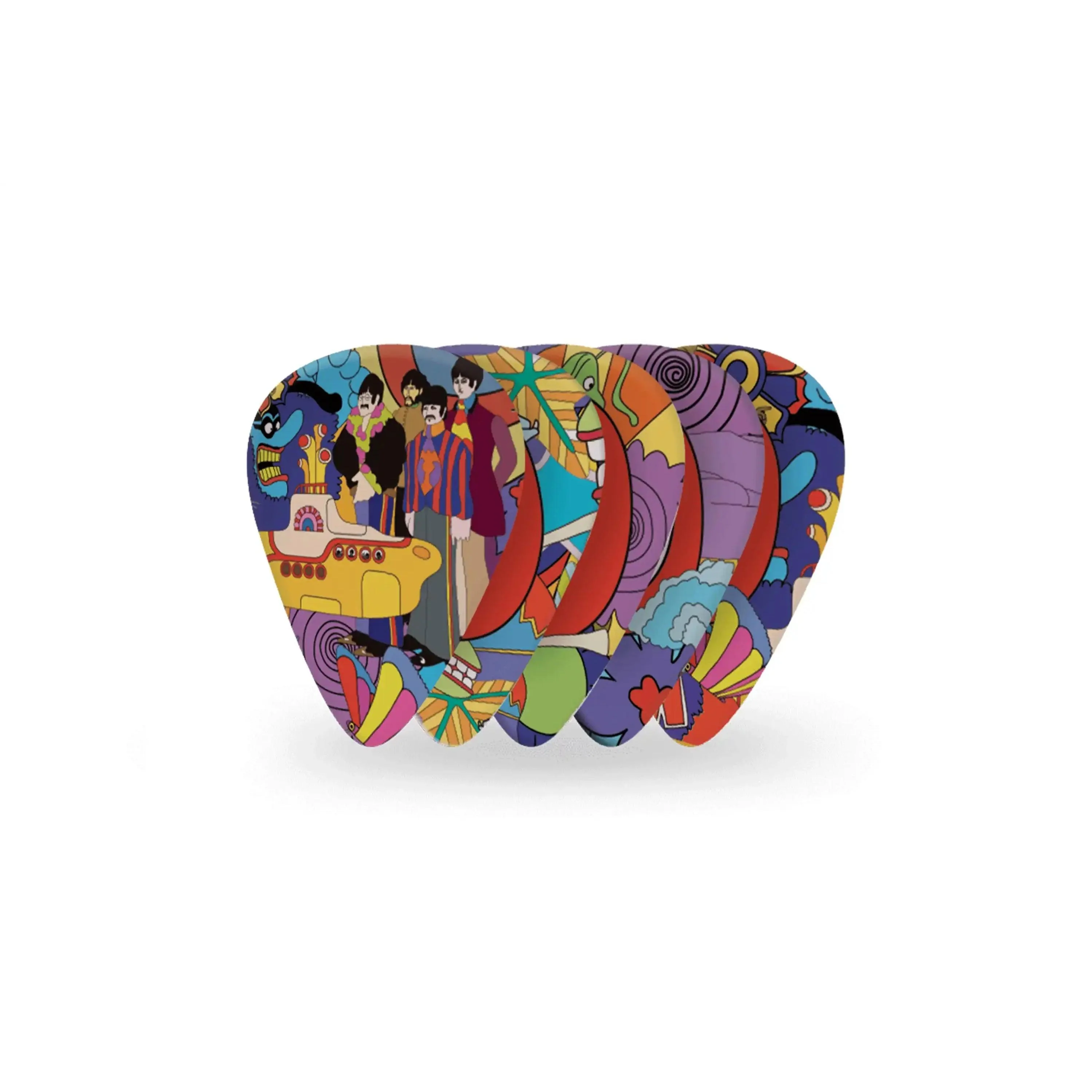D'Addario Beatles Yellow Submarine Picks Heavy .85mm - 10 Pack - Image 3