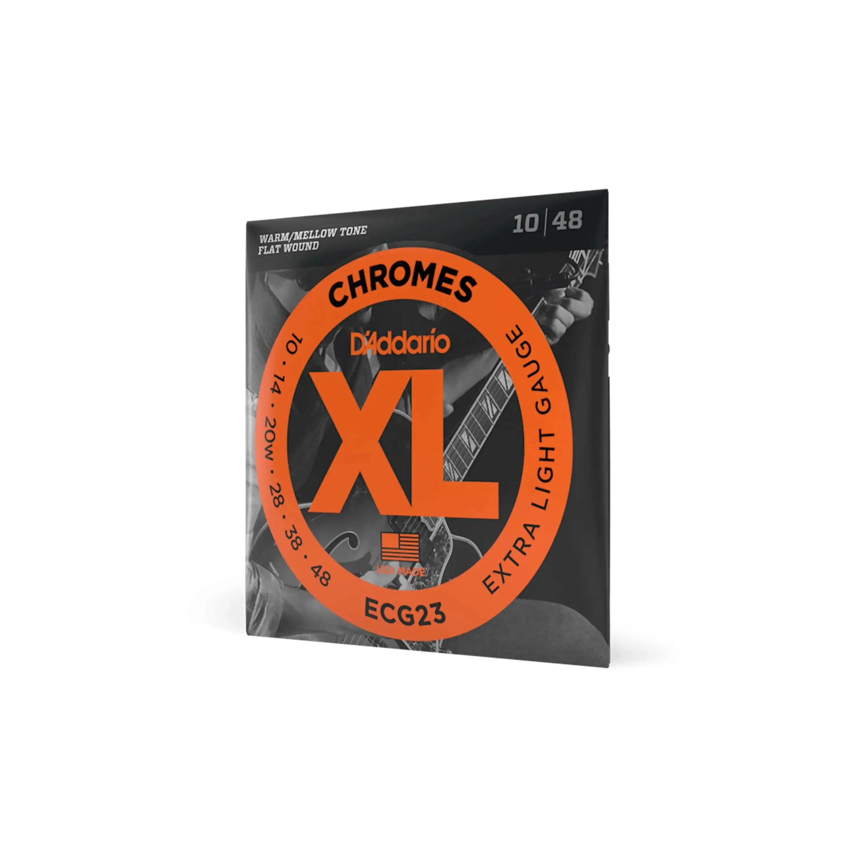 D'Addario ECG23 XL Chromes Electric Strings - Extra Light .010-.048 - Image 3