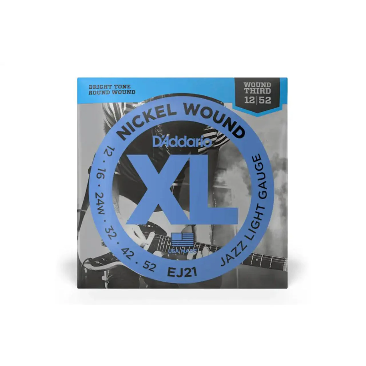 D'Addario EJ21 Nickel Wound Electric Strings - Jazz Light .012-.052