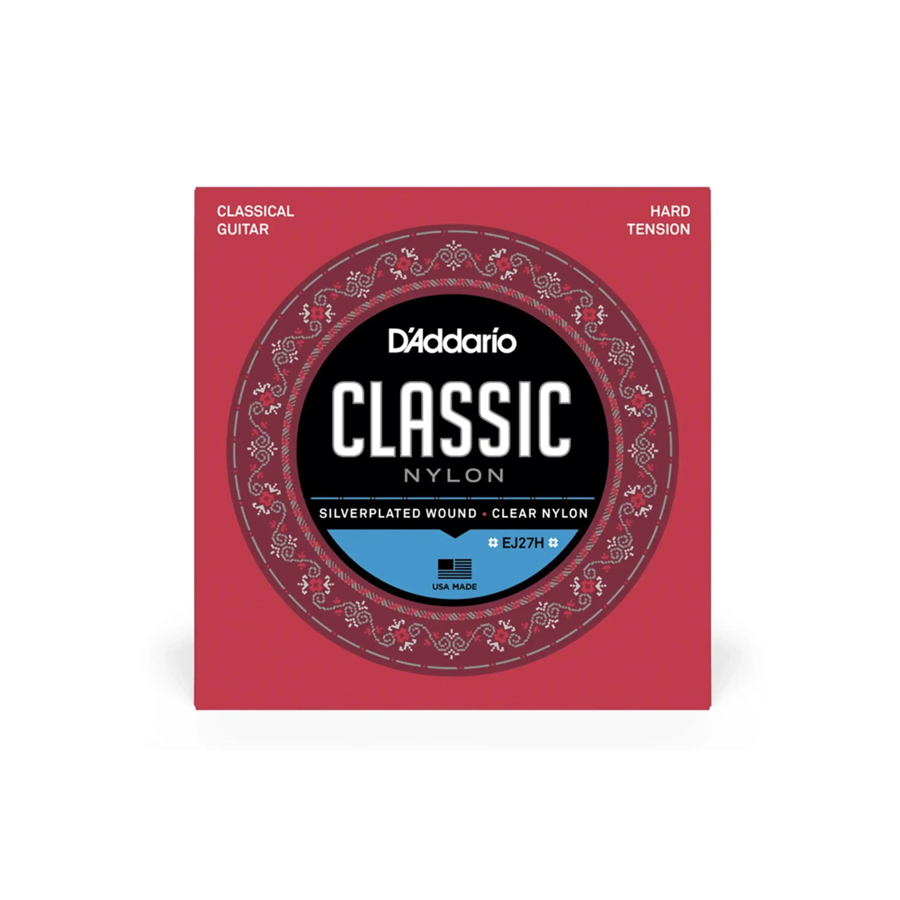 D'Addario EJ27H Student Nylon Hard Tension Classical Guitar Strings