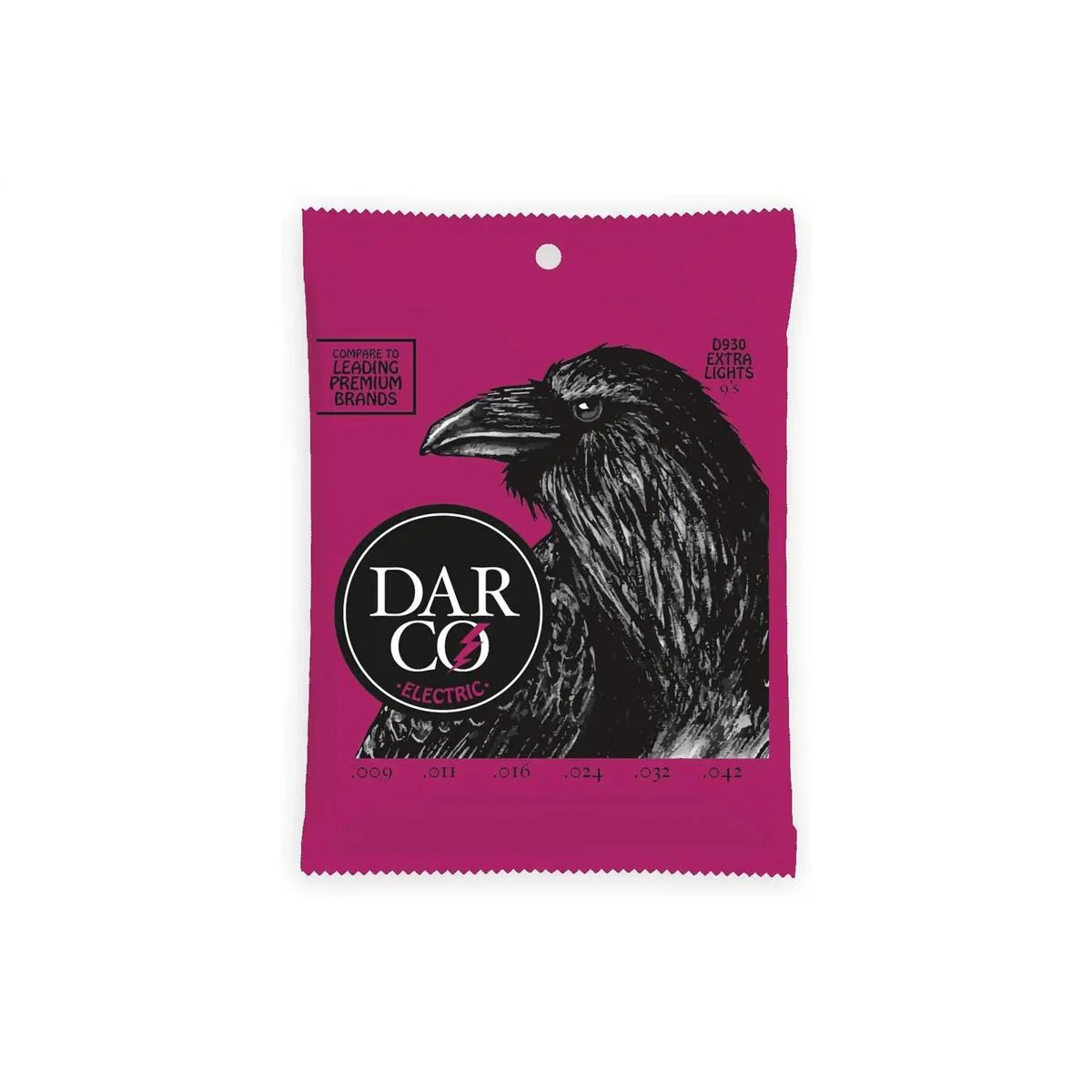 Darco D930 Nickel Wound Electric Guitar Strings - .009 -.042 Extra Light