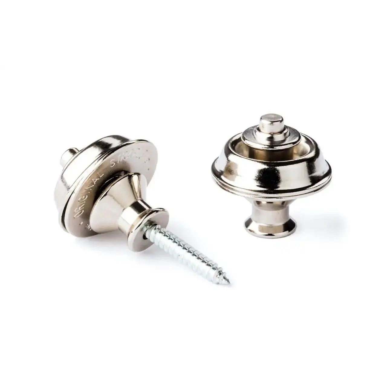 Dunlop SLS1031N Straplok Strap Retainers Dual Design - NICKEL